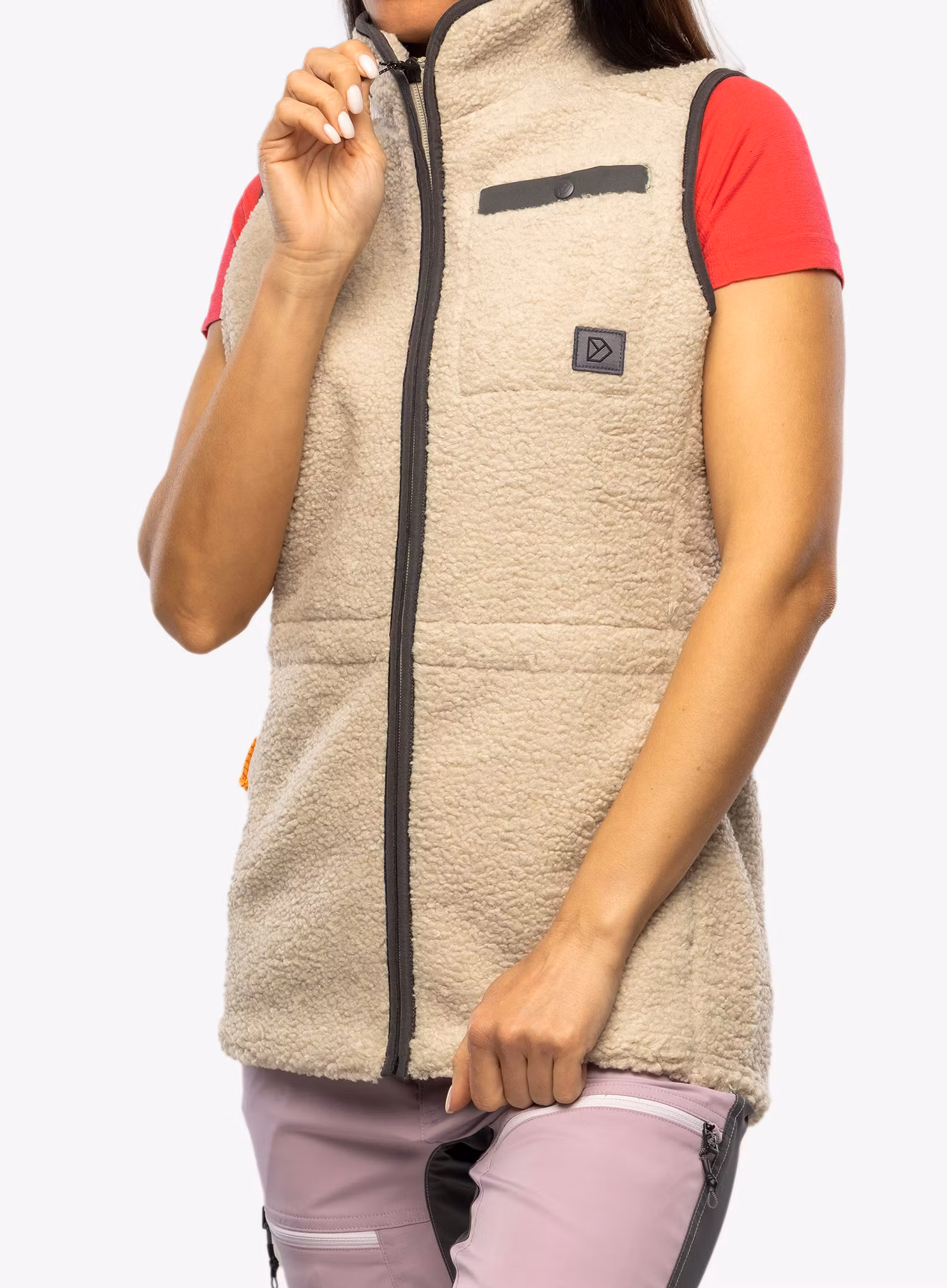 Vesta dámská Didriksons Libra Vest - light beige