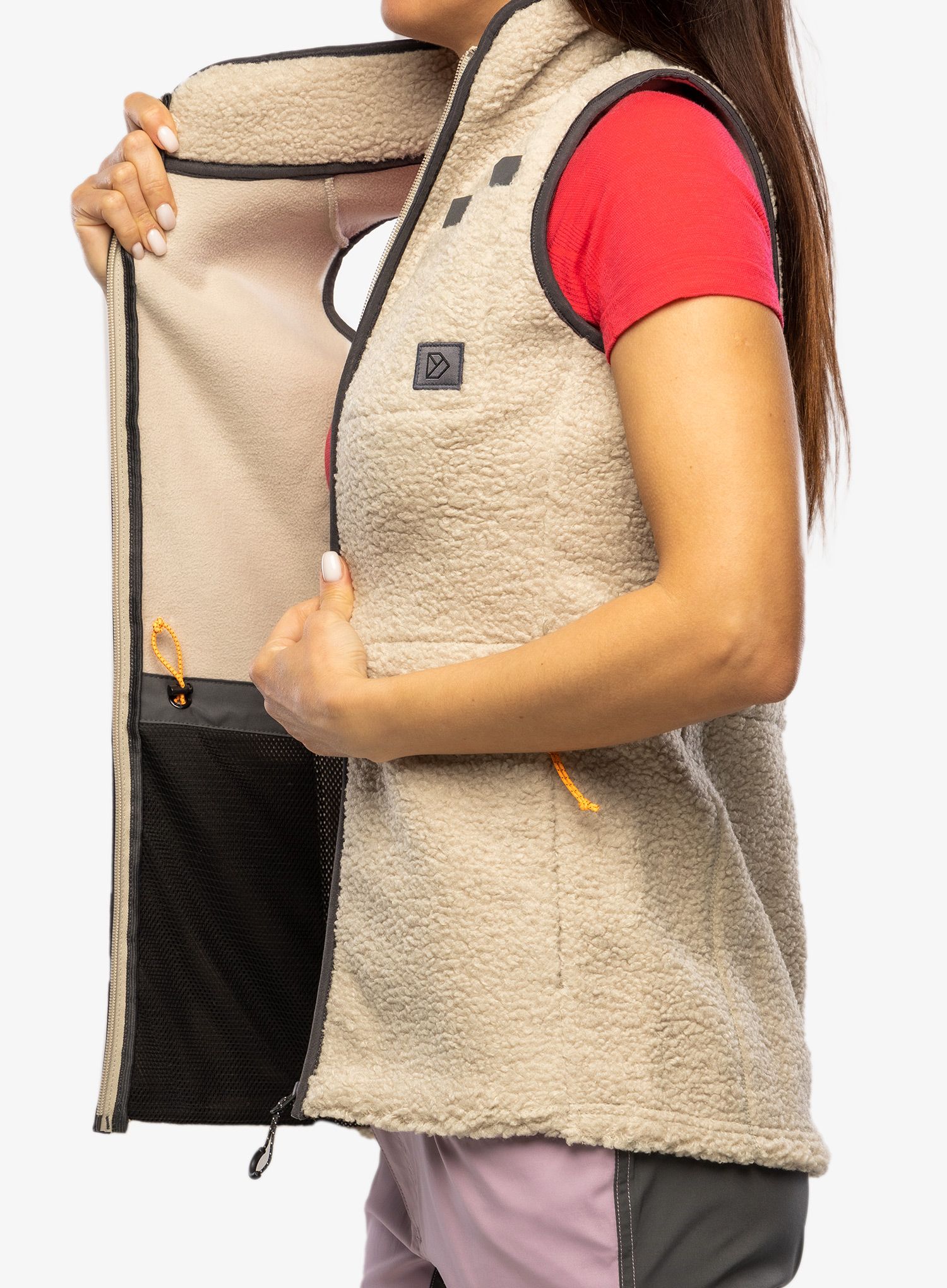 Vesta dámská Didriksons Libra Vest - light beige