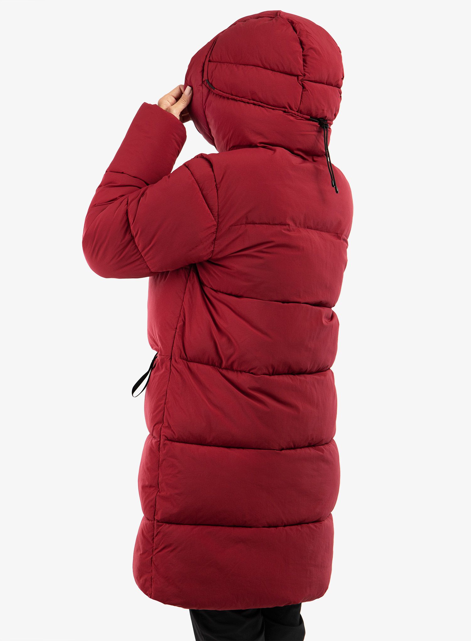 Dámský kabát Didriksons Nomi Parka 2 - ruby red
