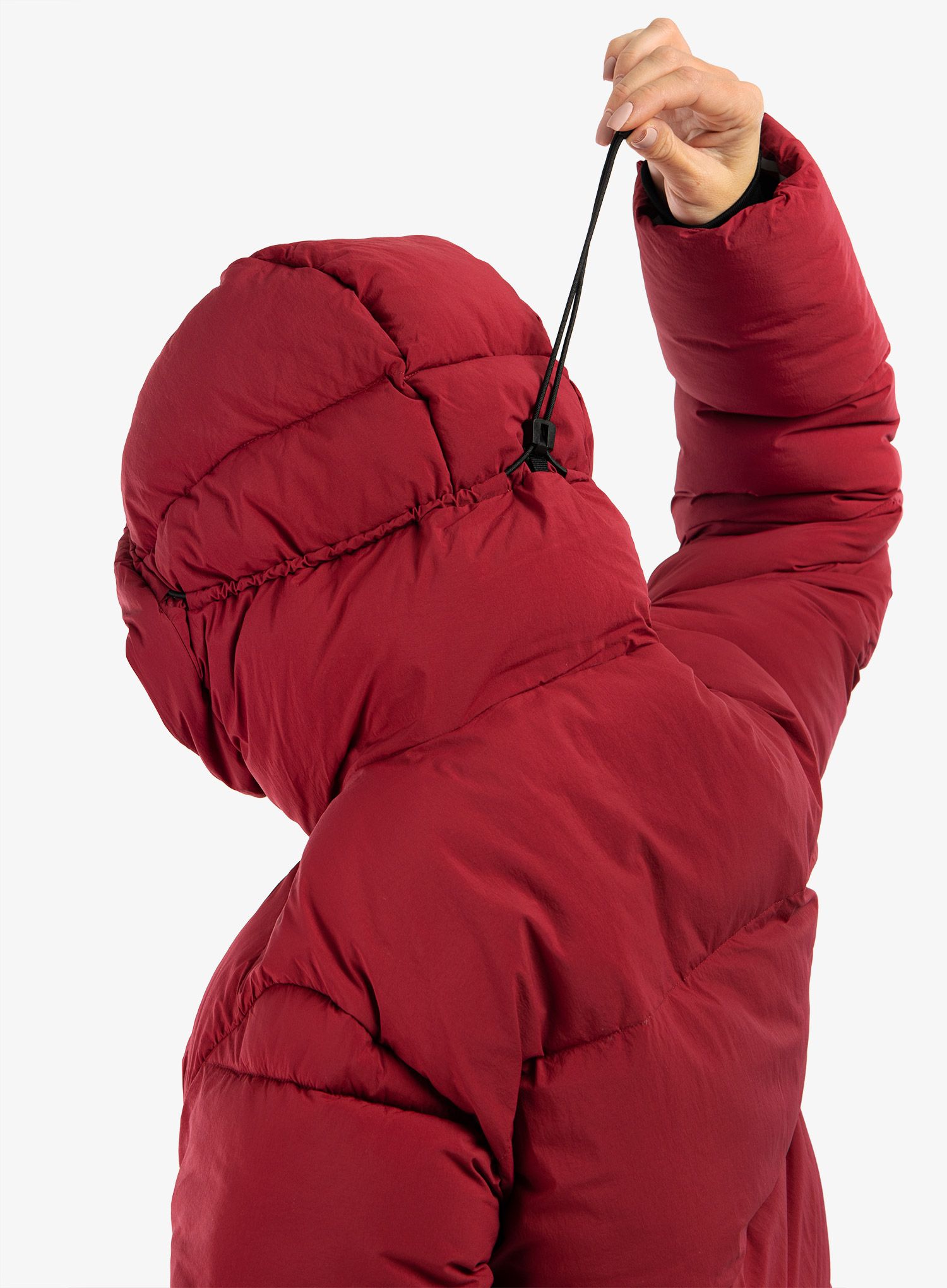 Dámský kabát Didriksons Nomi Parka 2 - ruby red