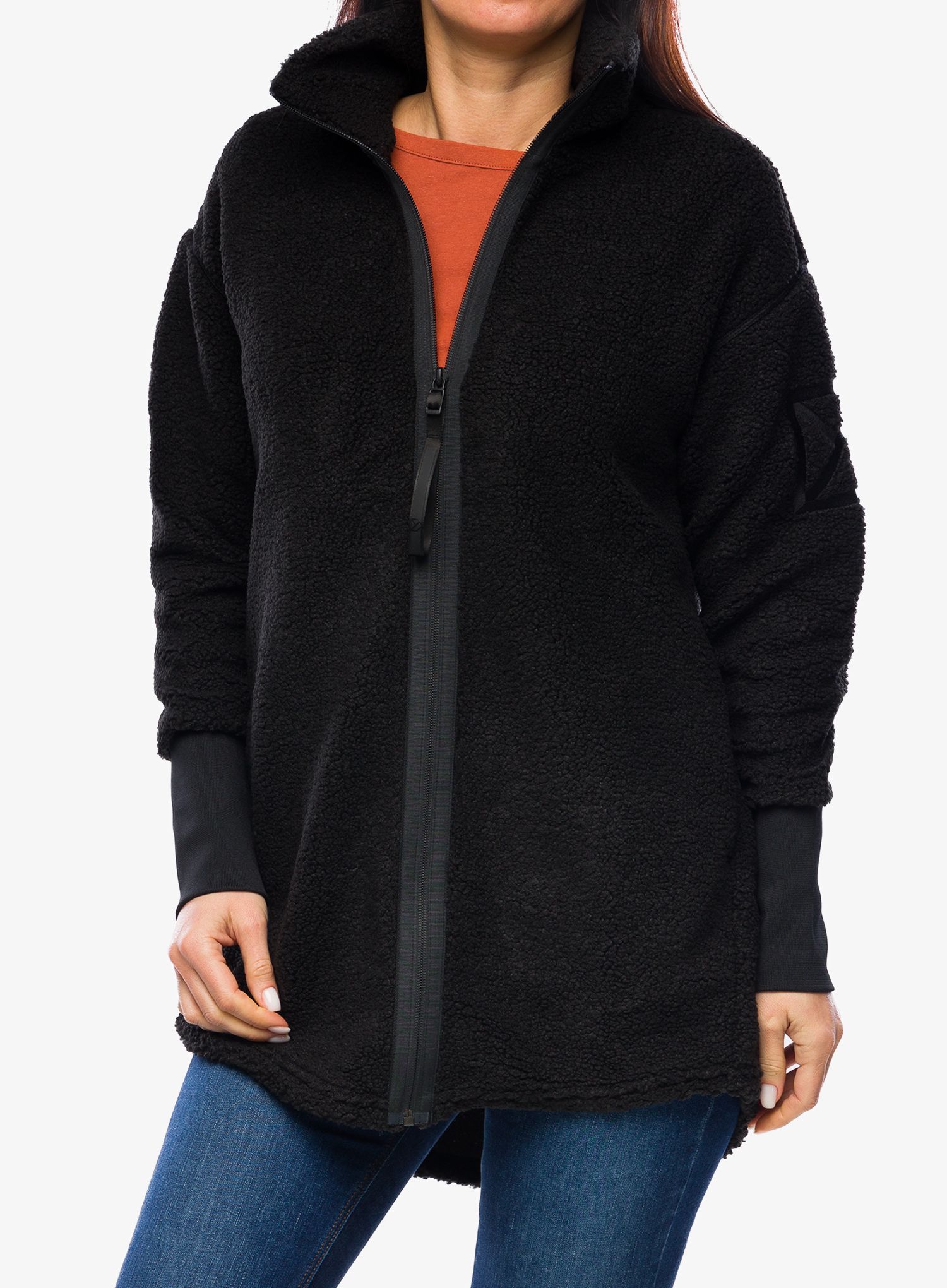 Fleecová mikina dámská Didriksons Sally Full Zip 2 - black