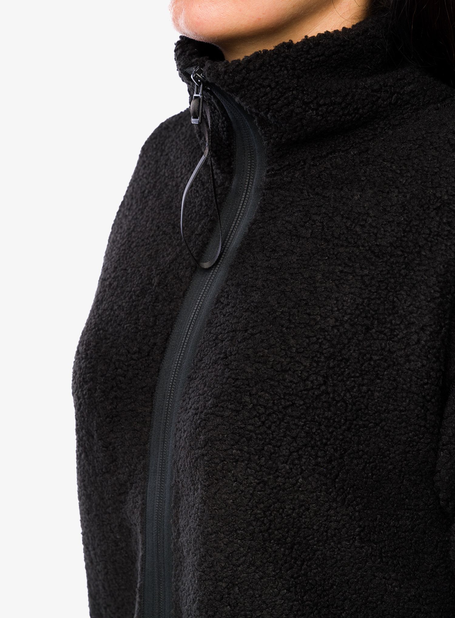 Fleecová mikina dámská Didriksons Sally Full Zip 2 - black