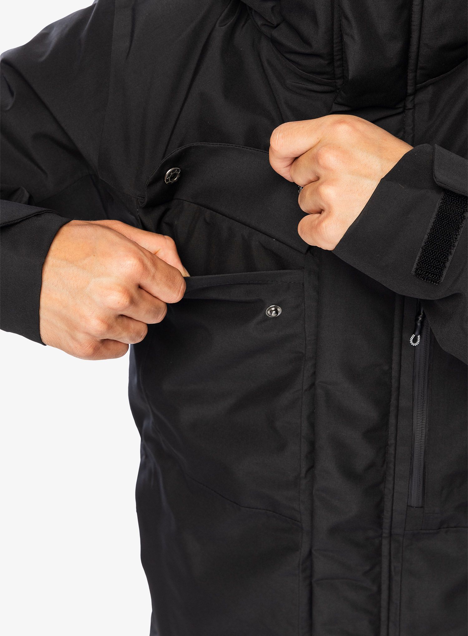 Zateplená bunda Didriksons Stefan Jacket - black