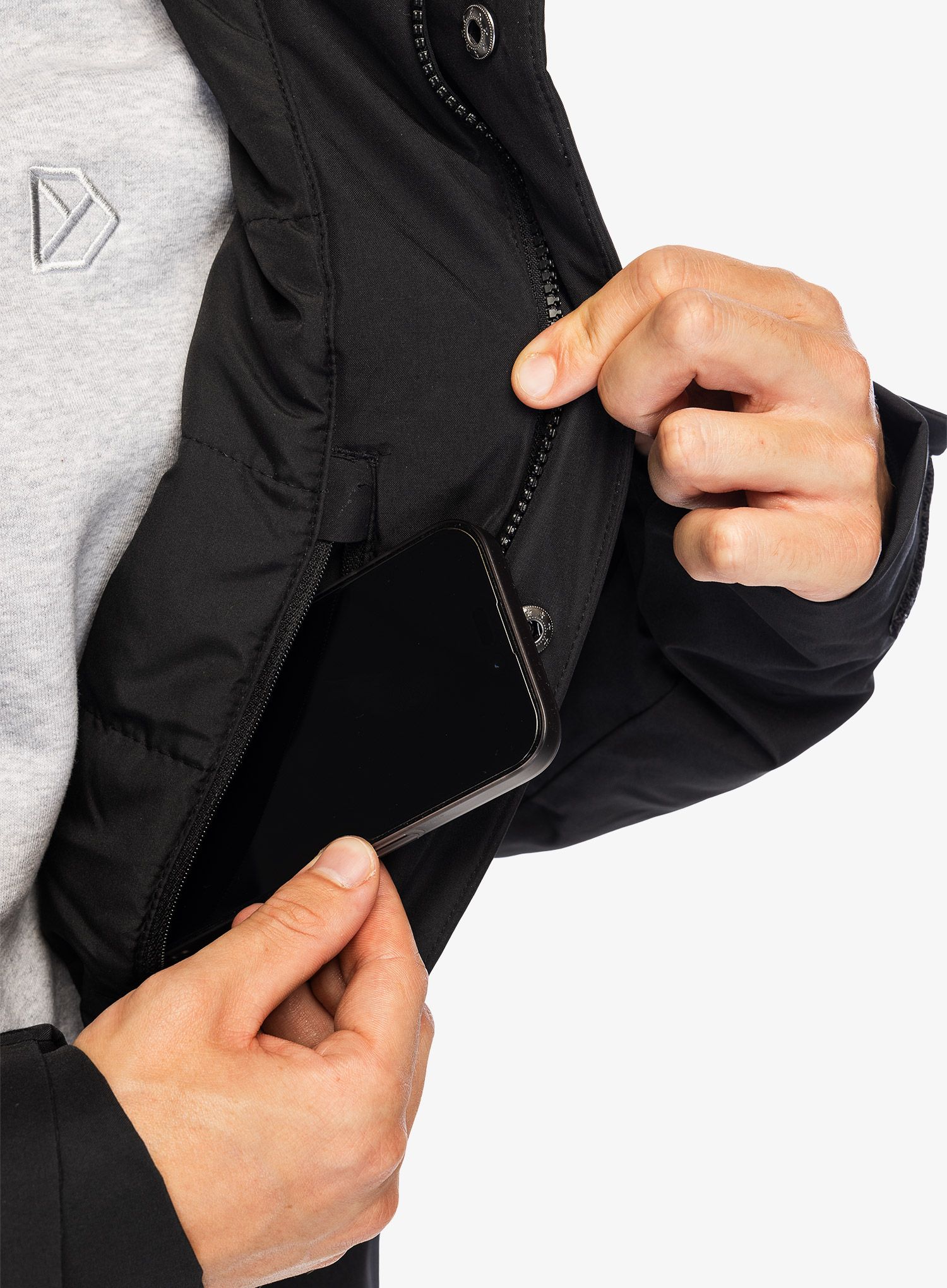 Zateplená bunda Didriksons Stefan Jacket - black