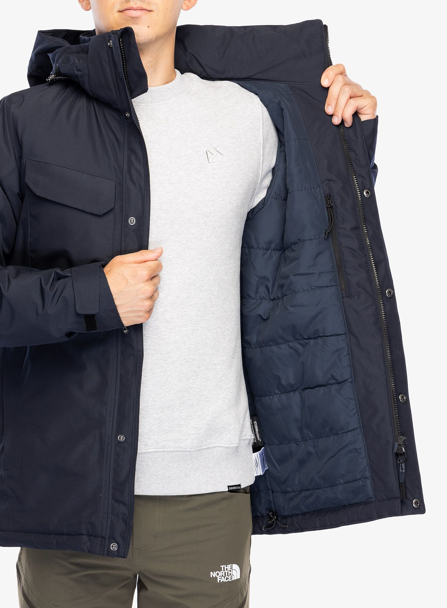 Zateplená bunda Didriksons Stefan Jacket - dark night blue