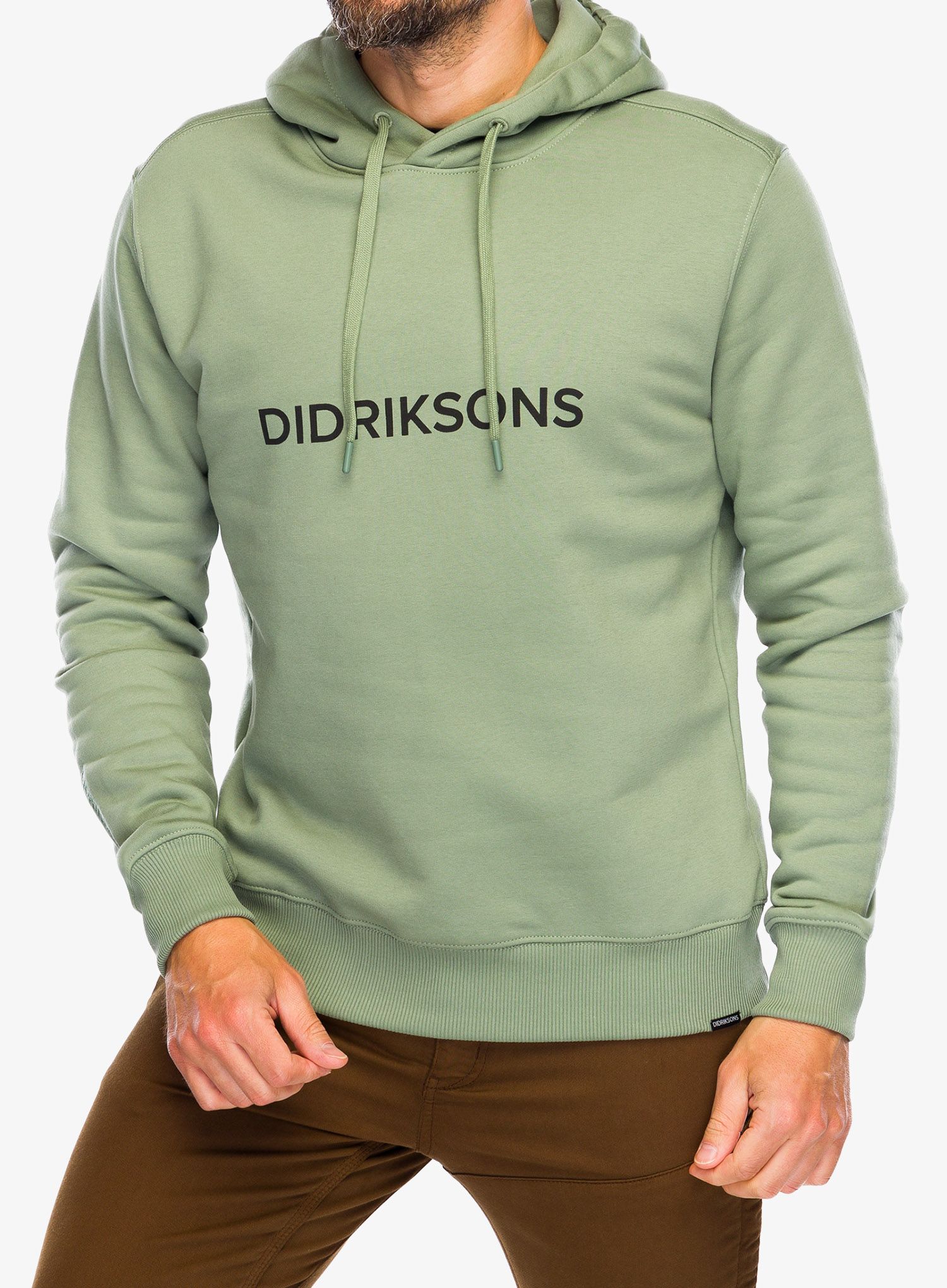 Mikina s kapucí Didriksons Ven Hoodie Didriksons - light moss