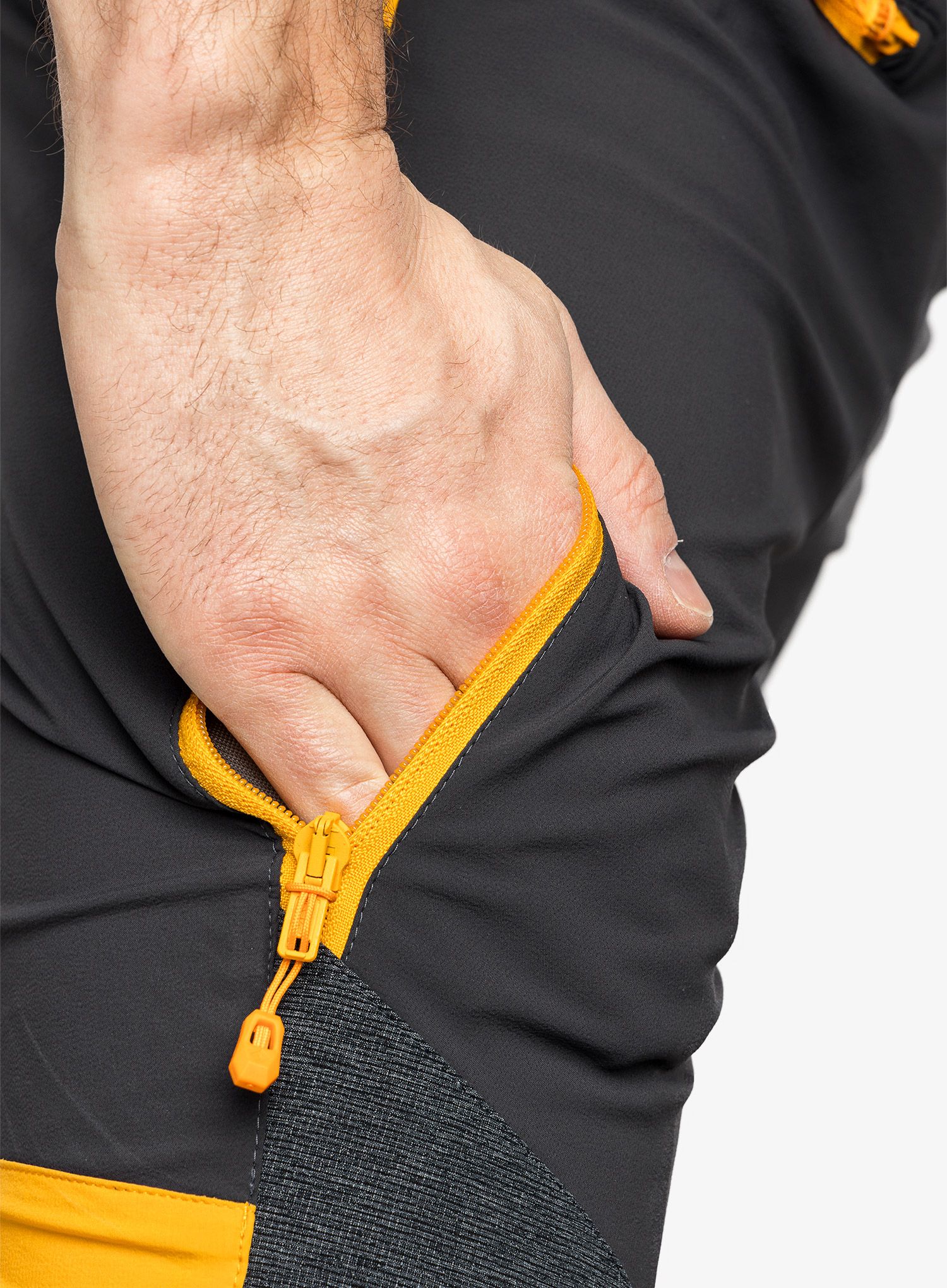 Tříčtvrteční kalhoty Direct Alpine Ascent Light 3/4 - anthracite/mango
