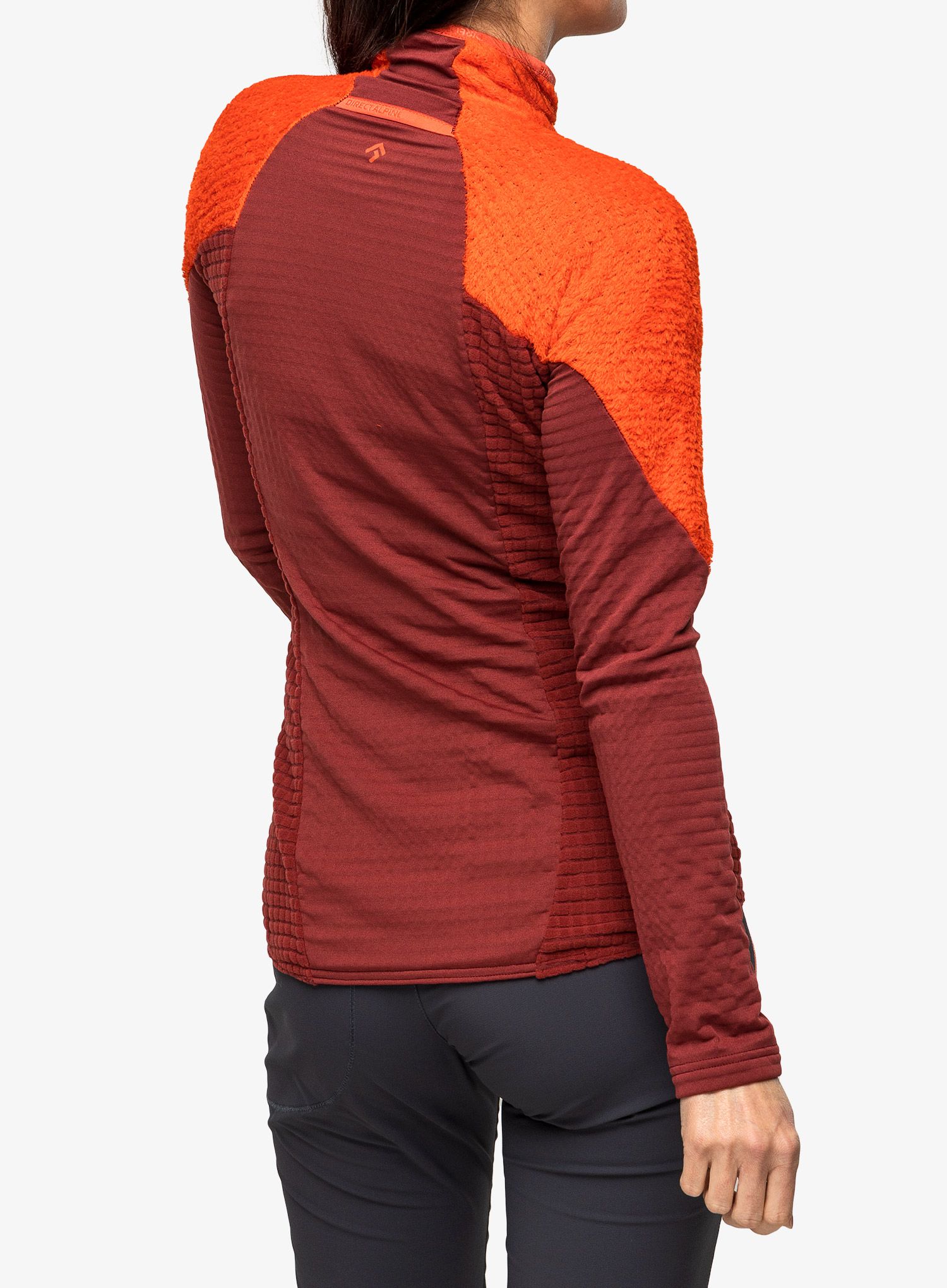 Dámská mikina se zipem Direct Alpine Aura Lady - brick/palisander