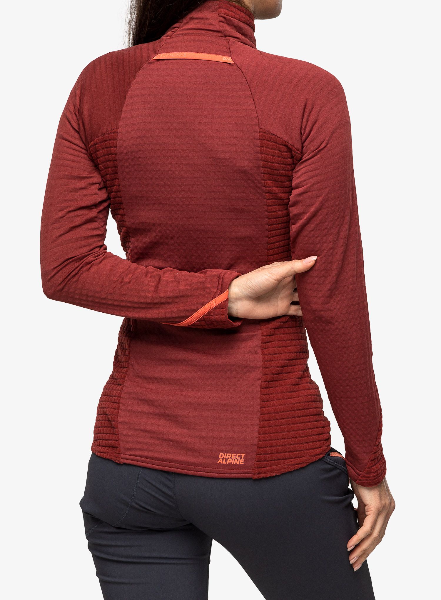 Dámská mikina na zip Direct Alpine Aura Light Lady - palisander