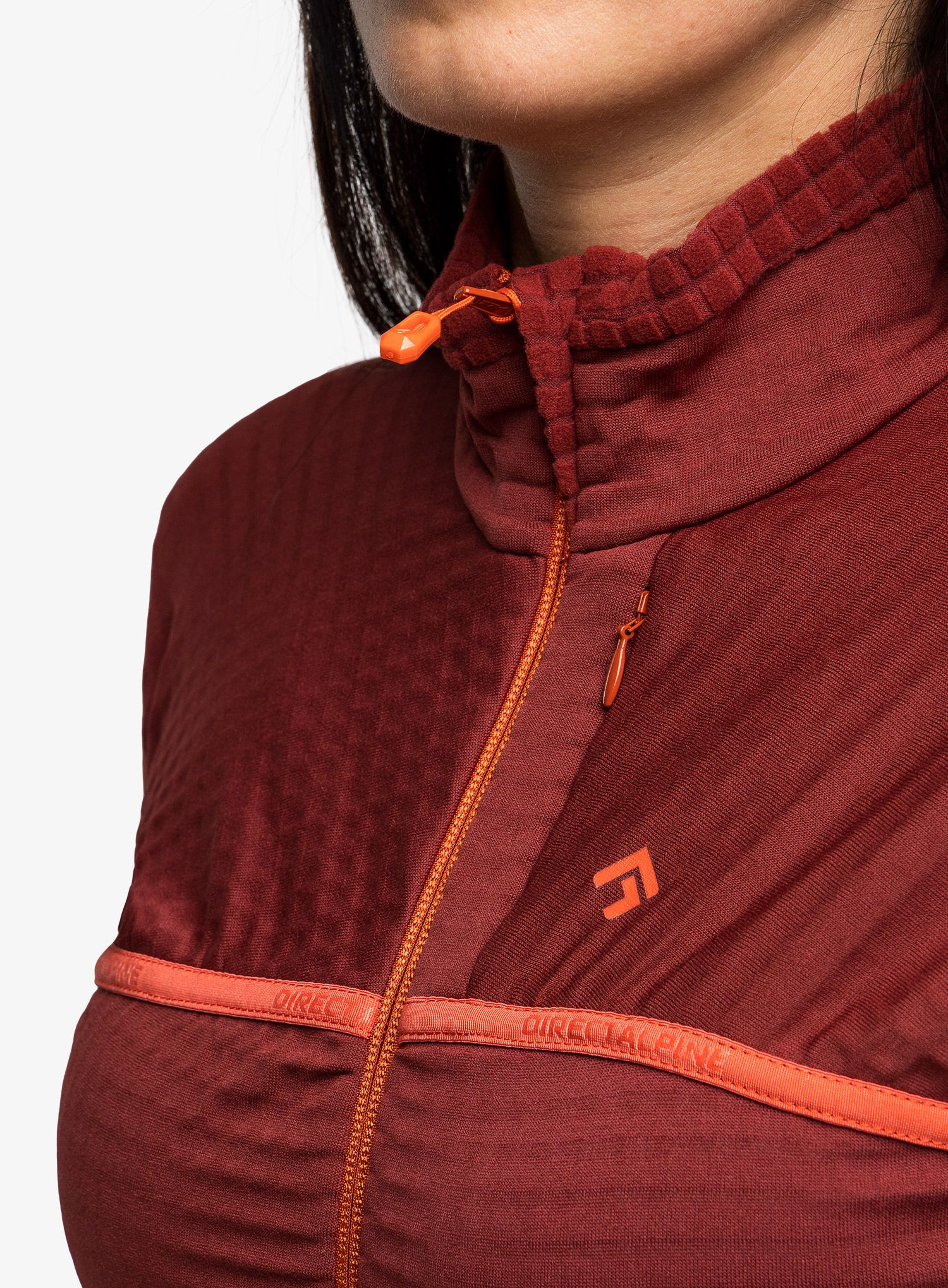 Dámská mikina na zip Direct Alpine Aura Light Lady - palisander