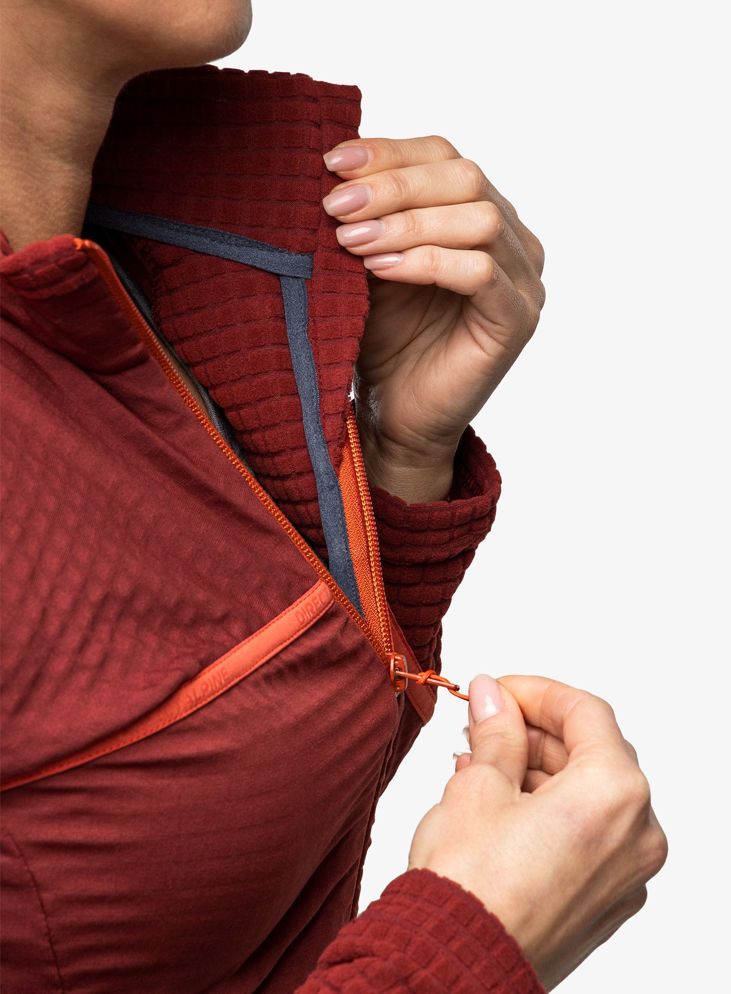 Dámská mikina na zip Direct Alpine Aura Light Lady - palisander