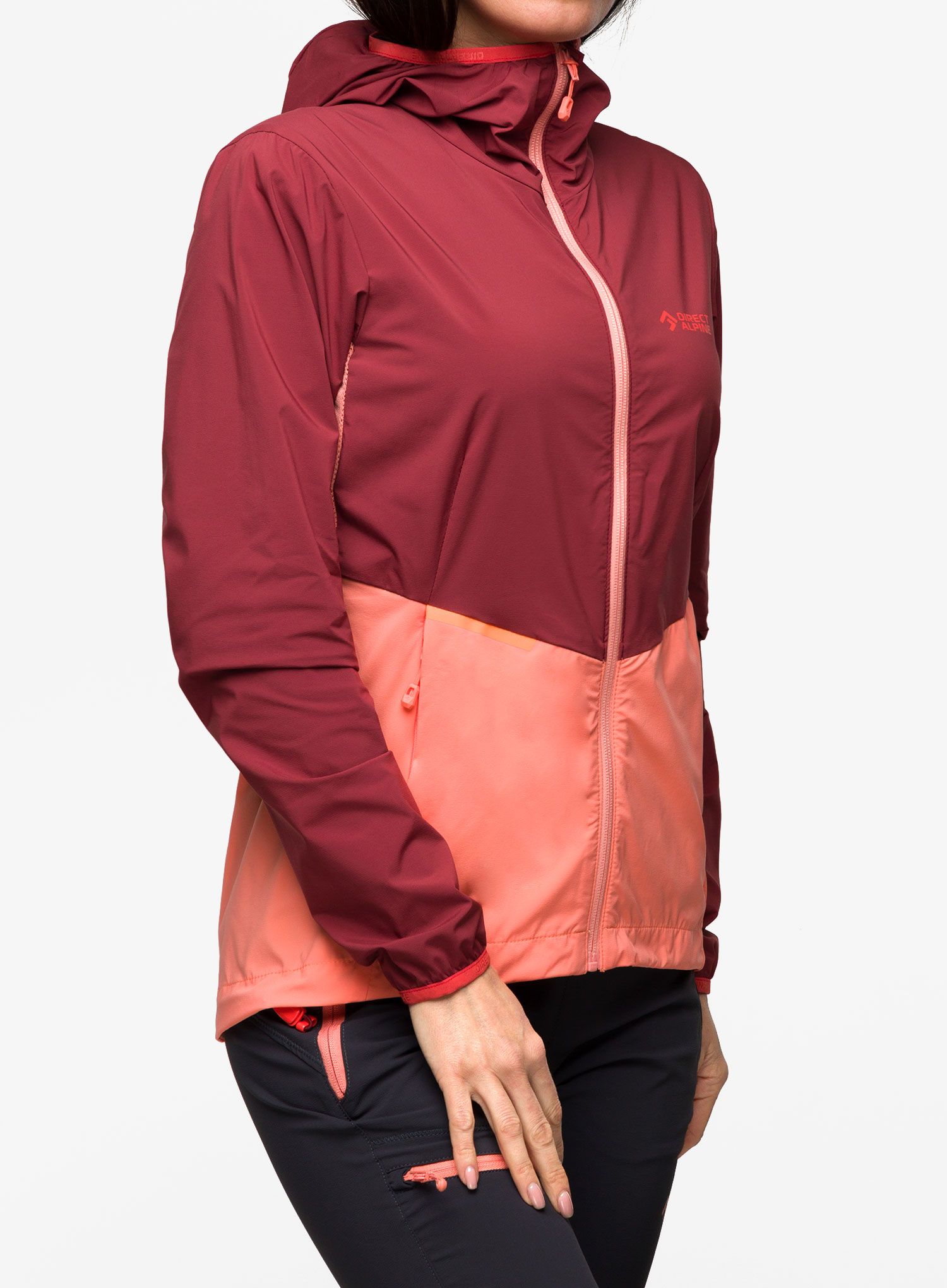 Softshellová bunda dámská Direct Alpine Brenta Lady - palisander/coral