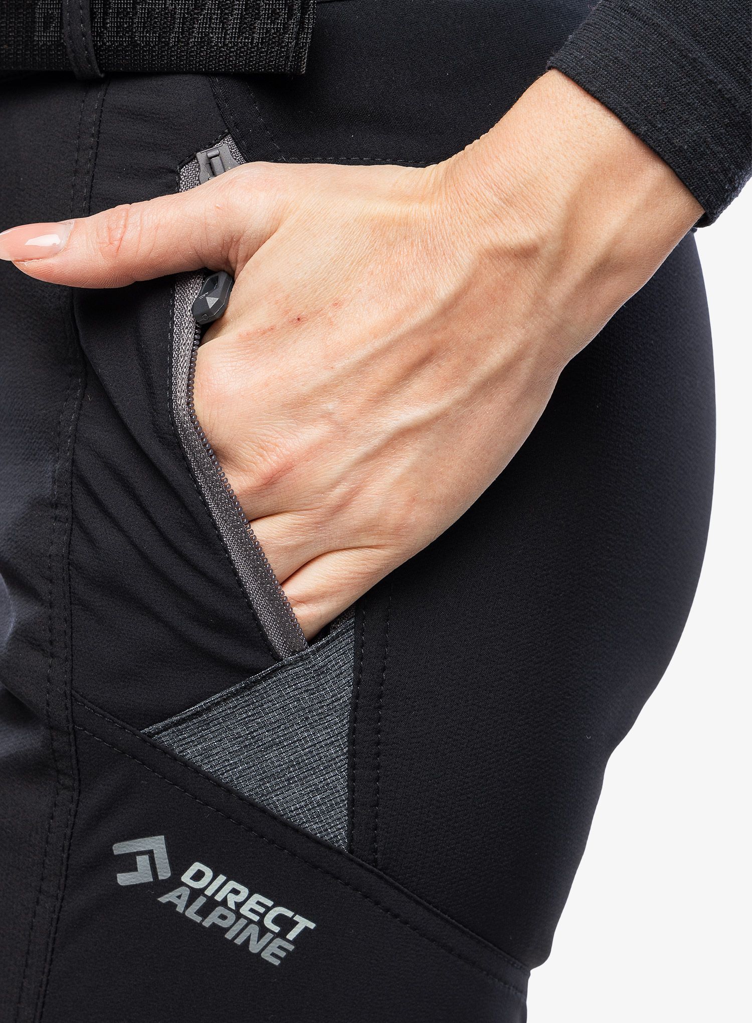 Kalhoty dámské Direct Alpine Cascade Lady Short - black