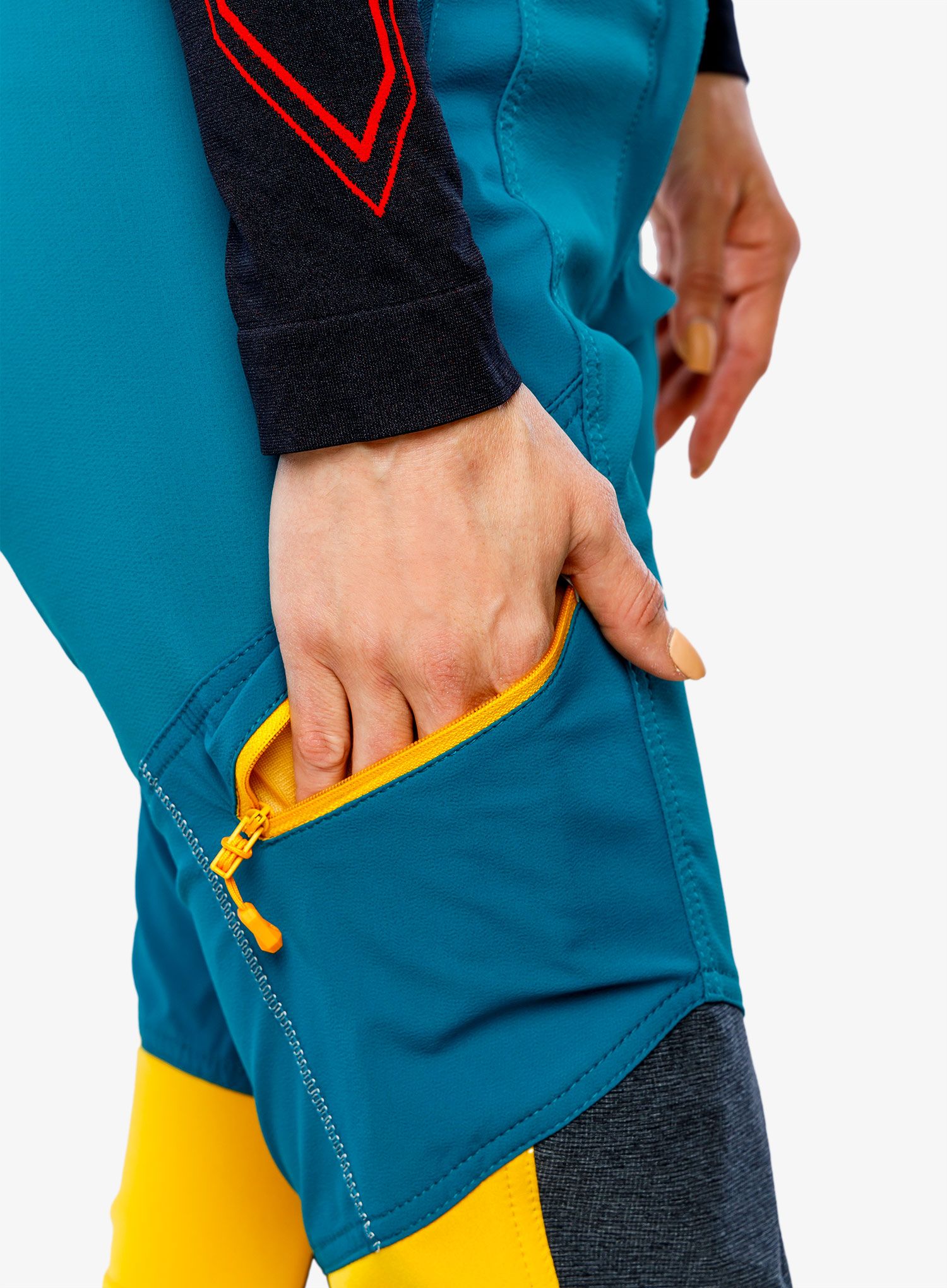 Kalhoty dámské Direct Alpine Cascade Lady - emerald/mango