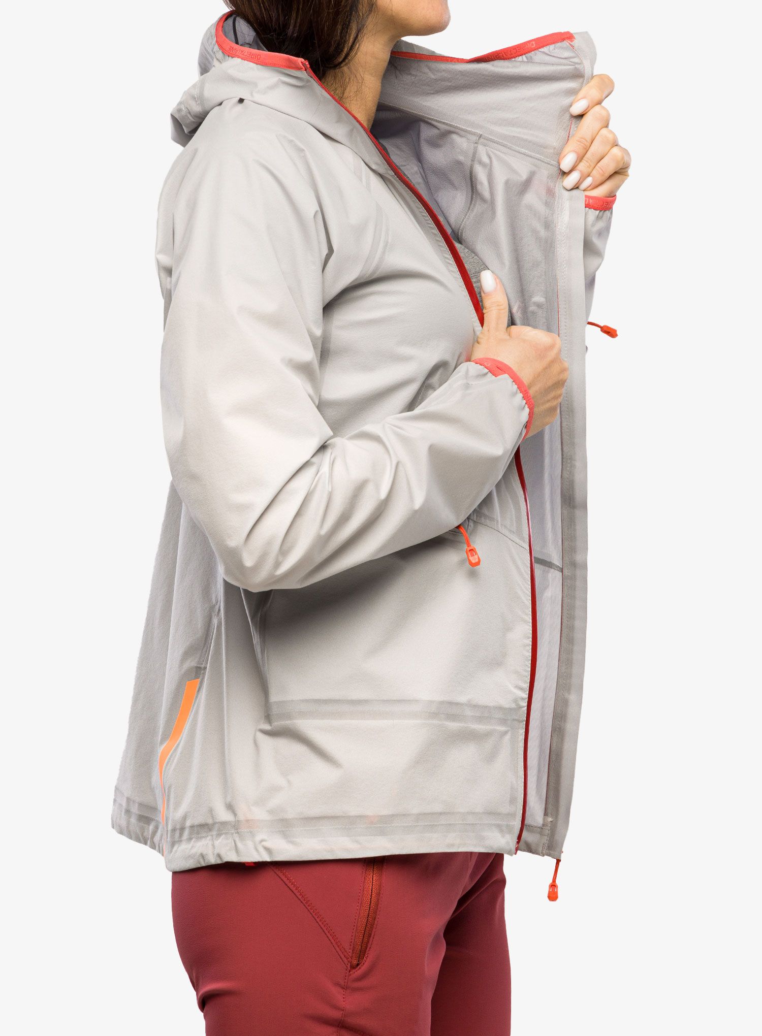 Dámská nepromokavá bunda s membránou Direct Alpine Cyclone Lady - grey/palisander