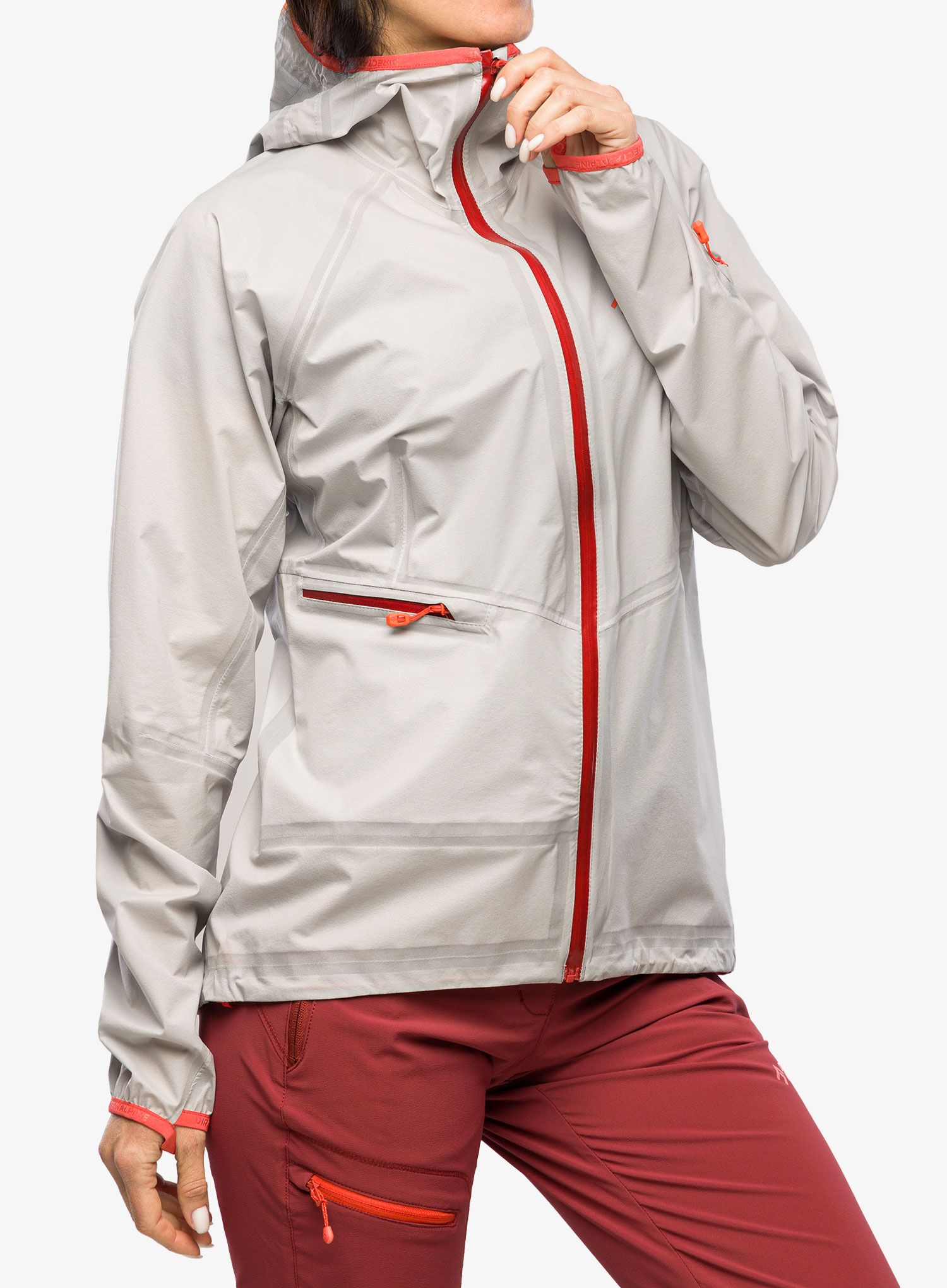 Dámská nepromokavá bunda s membránou Direct Alpine Cyclone Lady - grey/palisander
