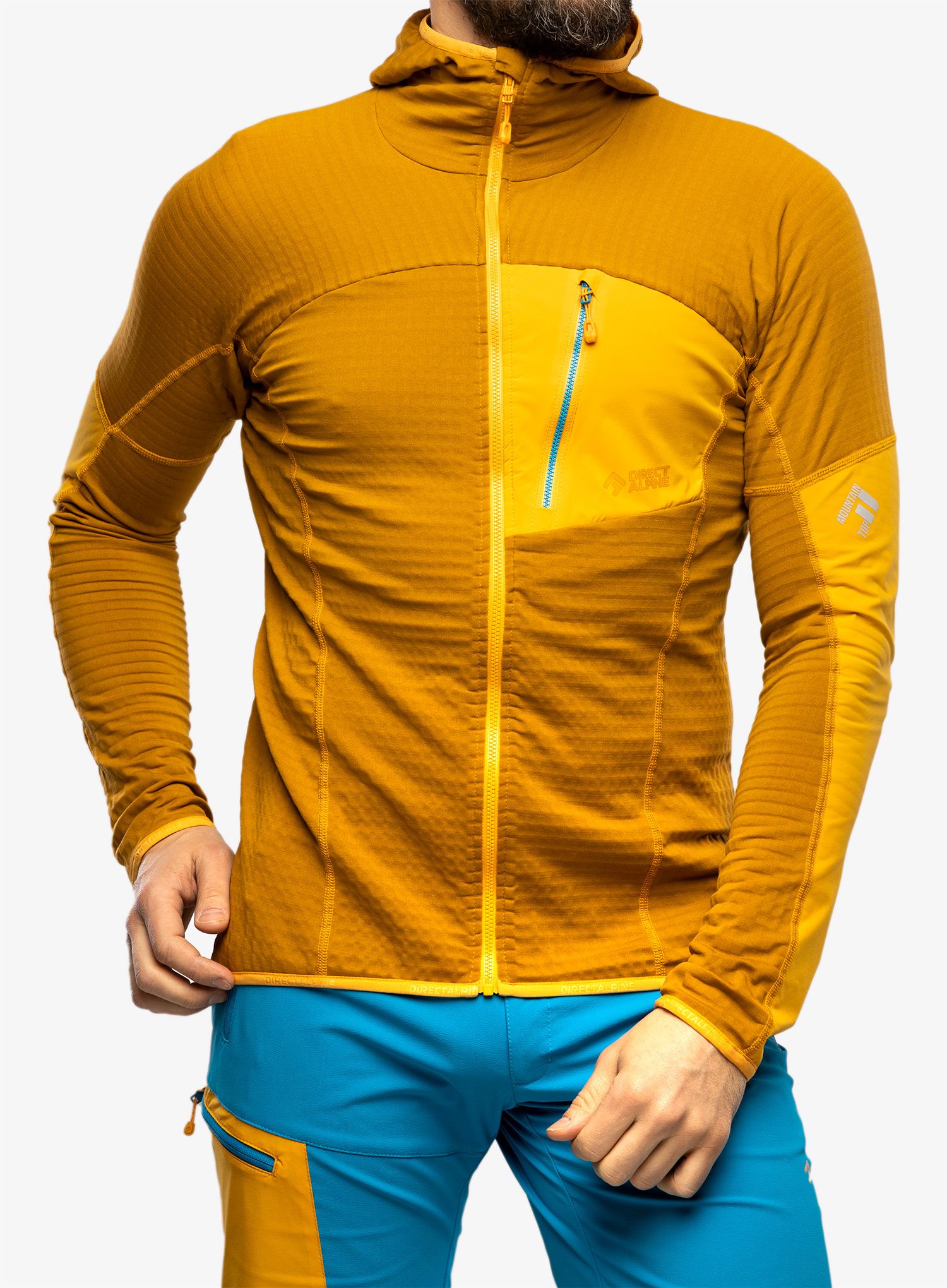 Mikina s kapucí Direct Alpine Dragon - caramel/mango