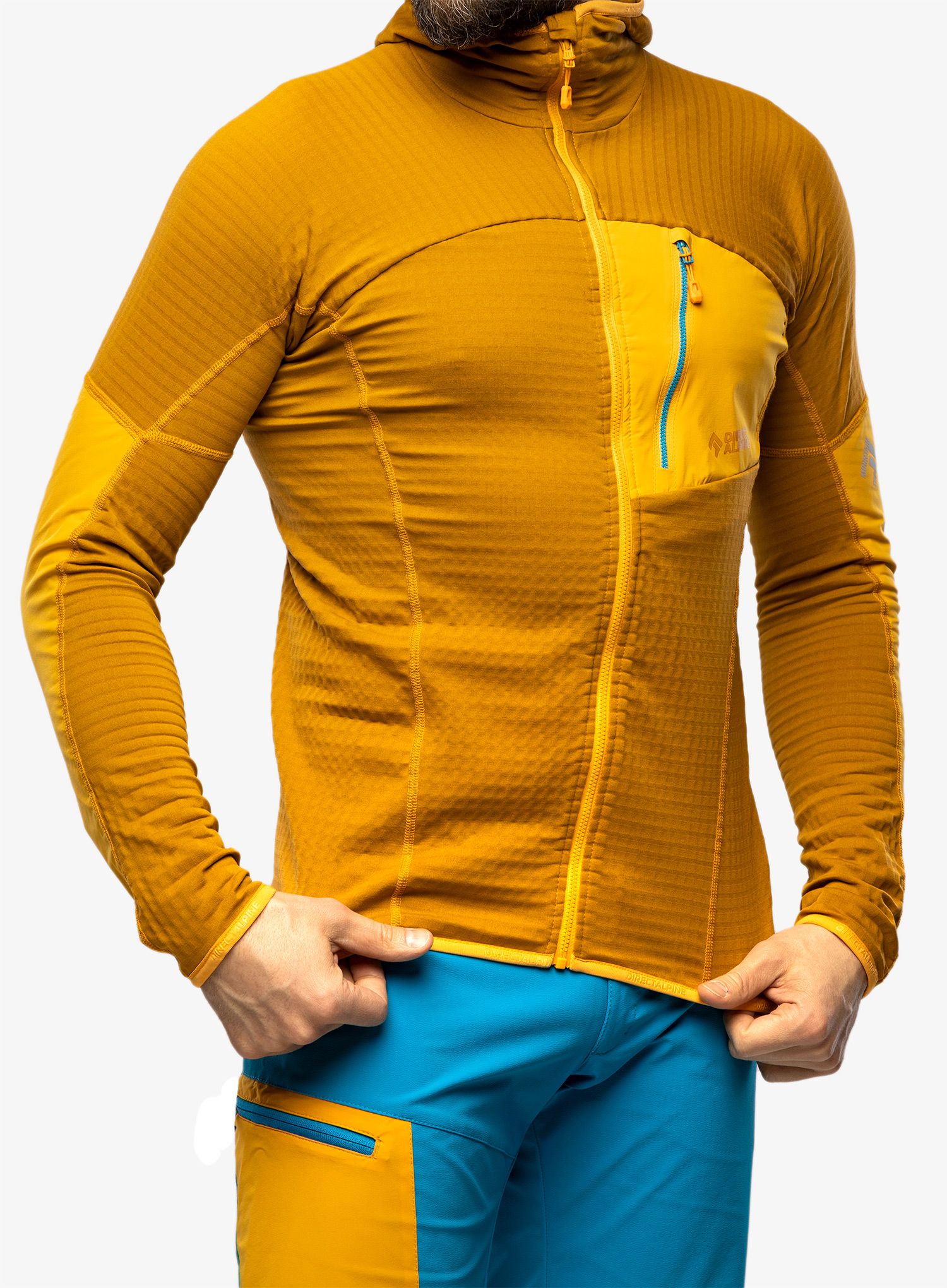 Mikina s kapucí Direct Alpine Dragon - caramel/mango