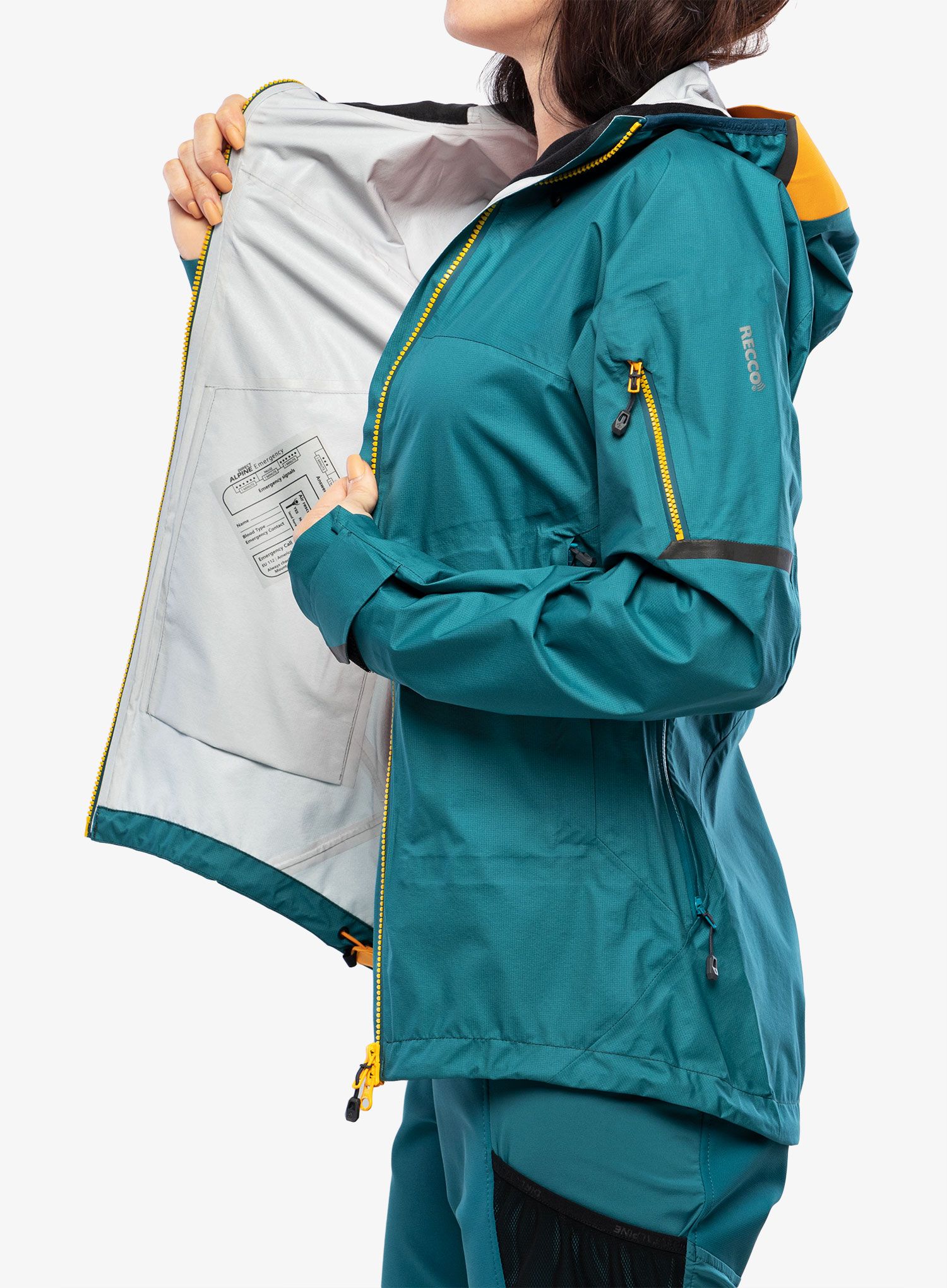 Dámská bunda s membránou Direct Alpine Guide Lady - emerald/mango