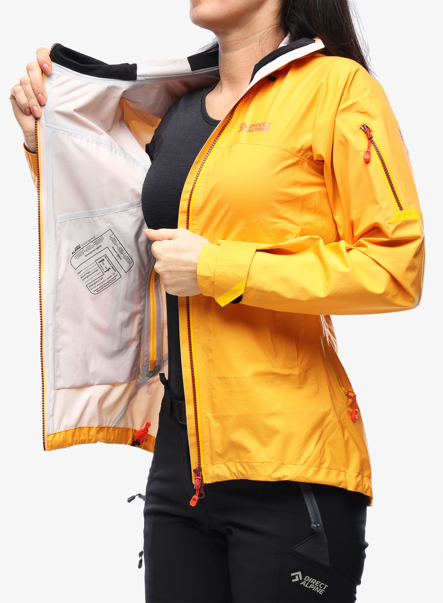 Dámská nepromokavá bunda s membránou Direct Alpine Guide Lady - mango