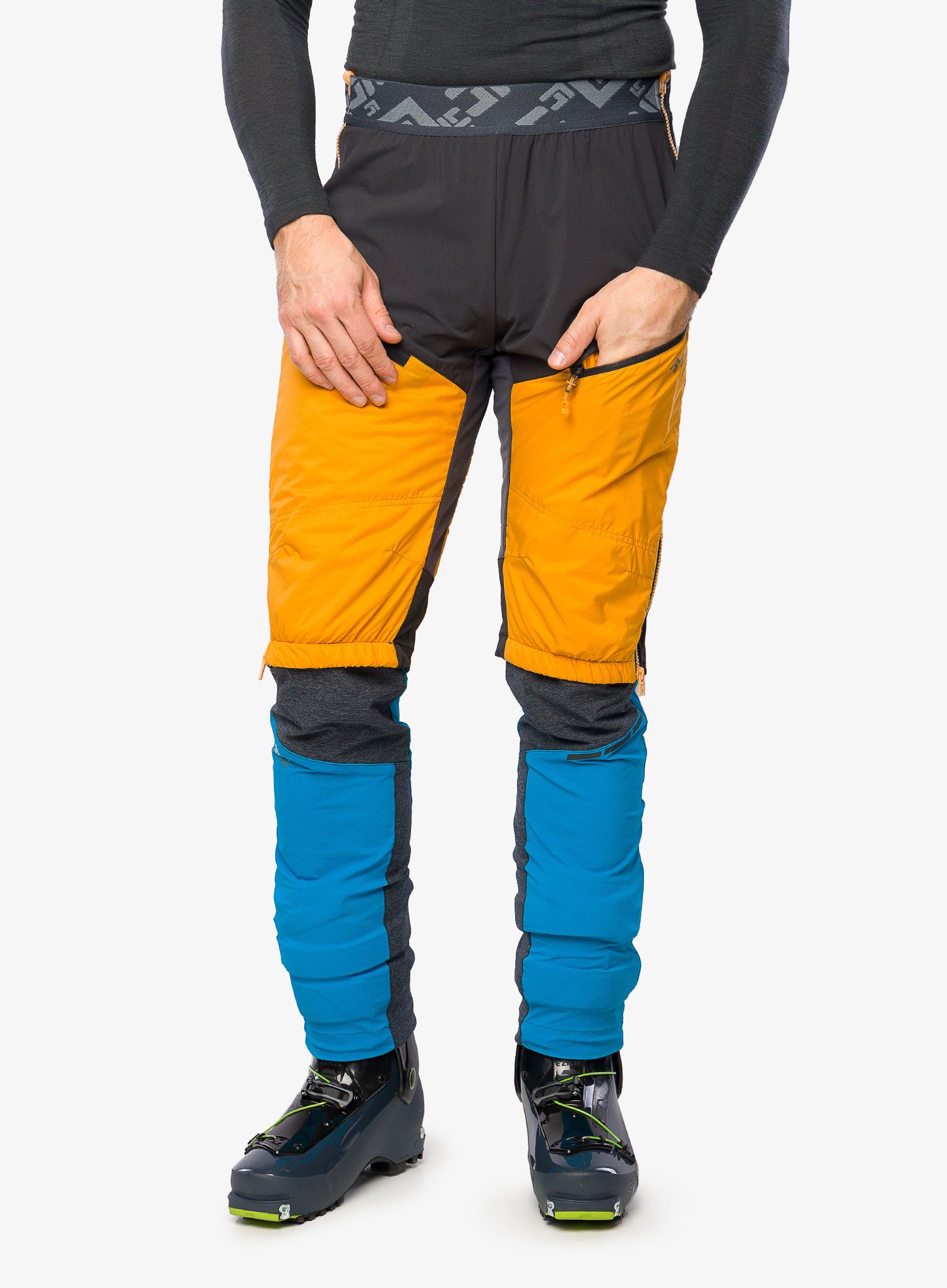 Zateplené kraťasy Direct Alpine Logan Alpha - mango/anthracite
