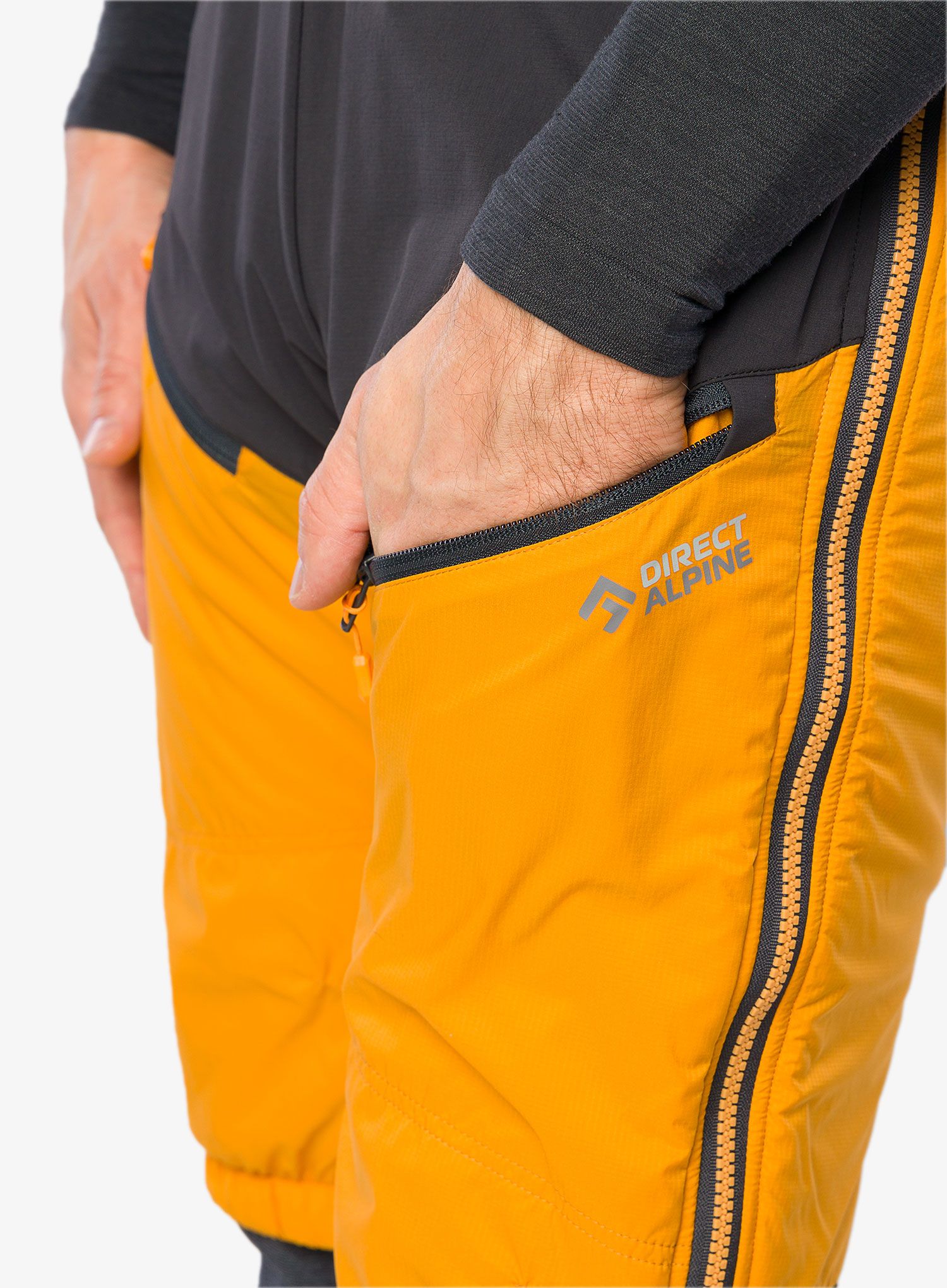 Zateplené kraťasy Direct Alpine Logan Alpha - mango/anthracite