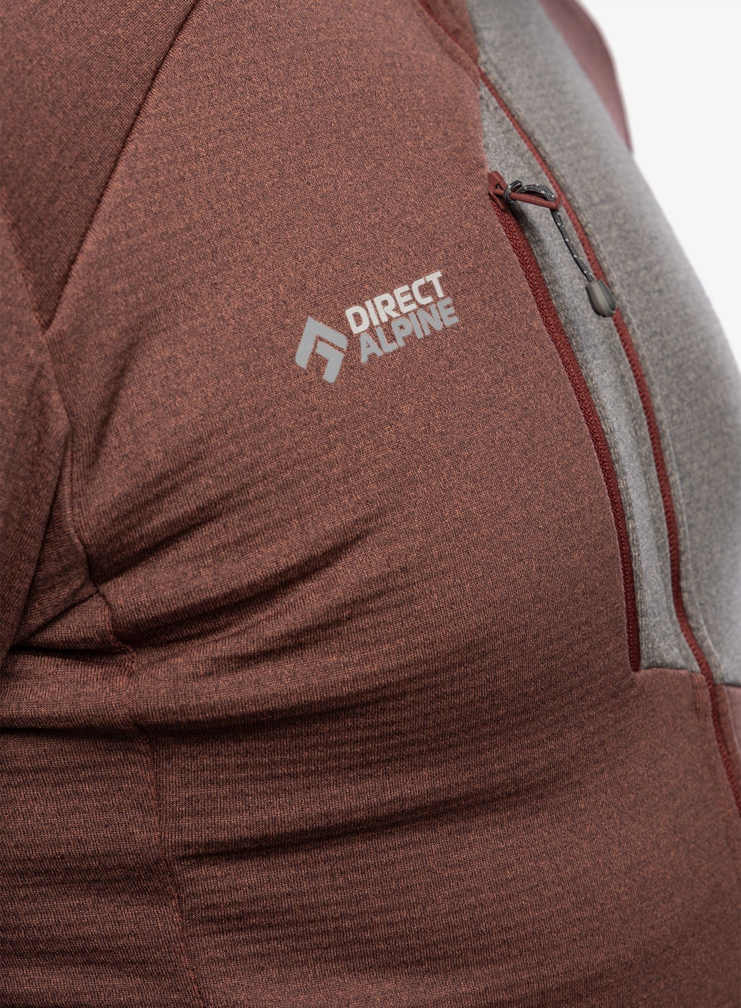 Rozepínací mikina Direct Alpine Mallet - palisander