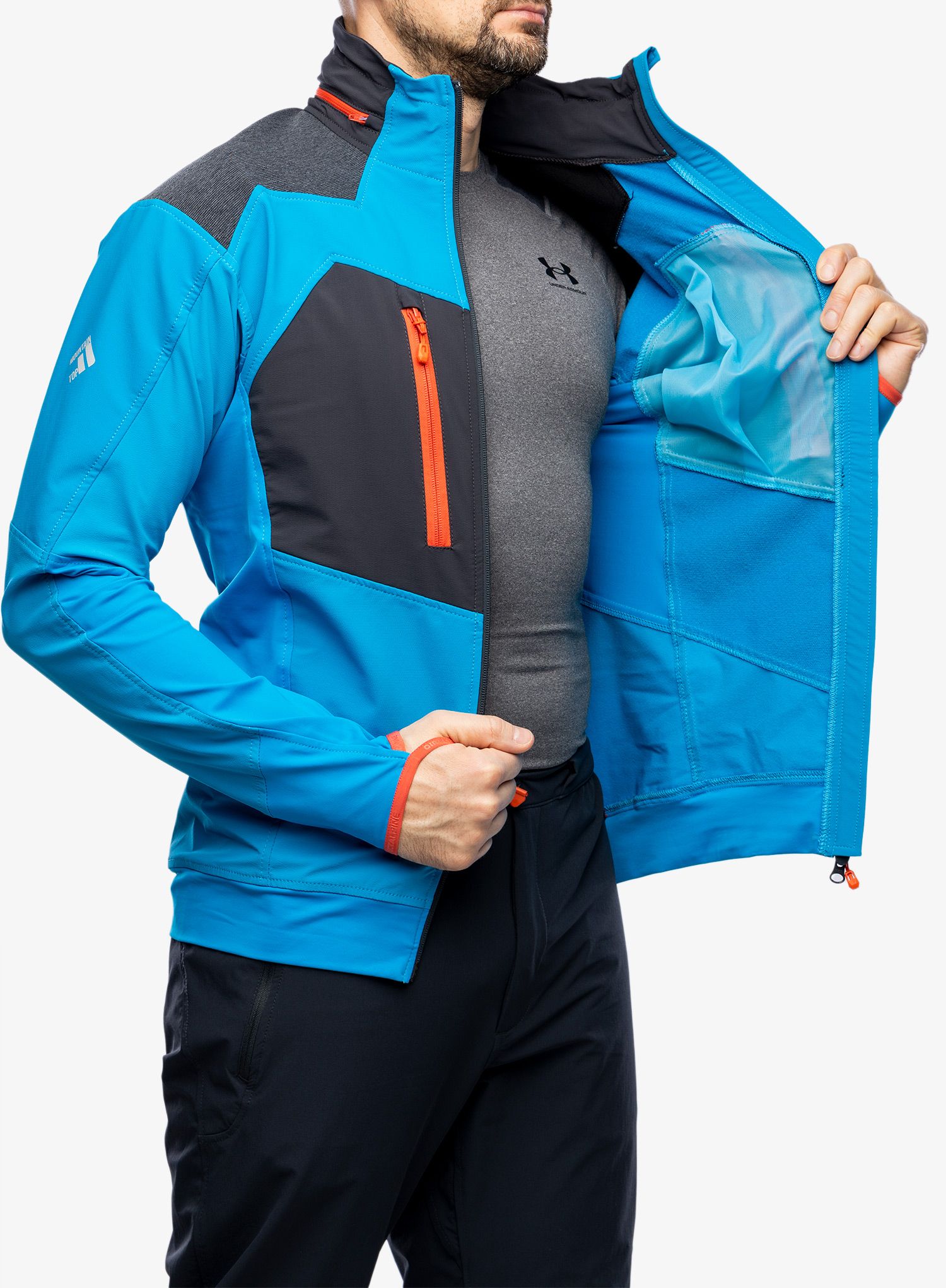 Softshellová bunda Direct Alpine Mistral - ocean/anthracite
