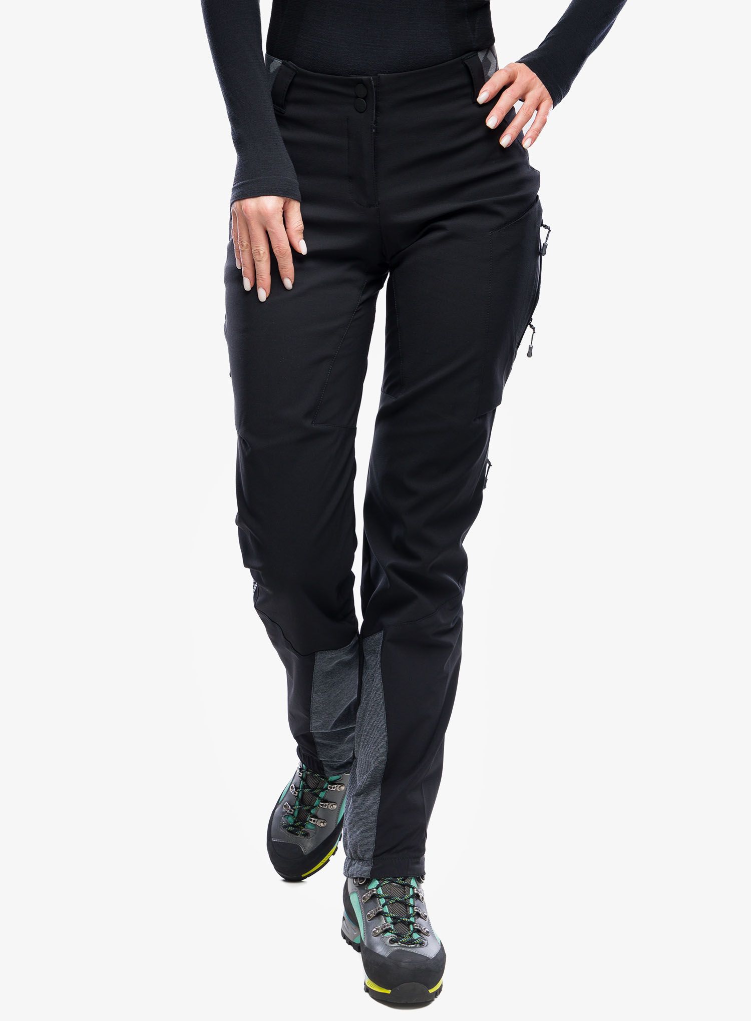 Softshellové kalhoty dámské Direct Alpine Rebel Lady - black