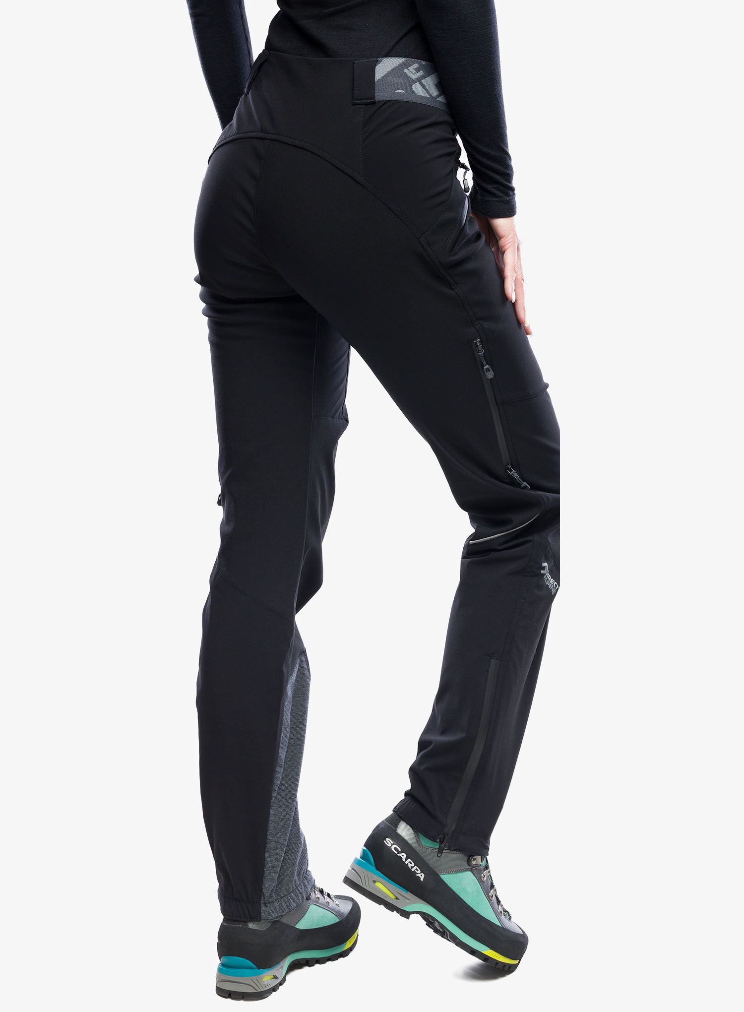 Softshellové kalhoty dámské Direct Alpine Rebel Lady - black