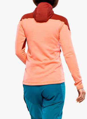 Dámská mikina s kapucí Direct Alpine Sakura Tech Lady - palisander/coral