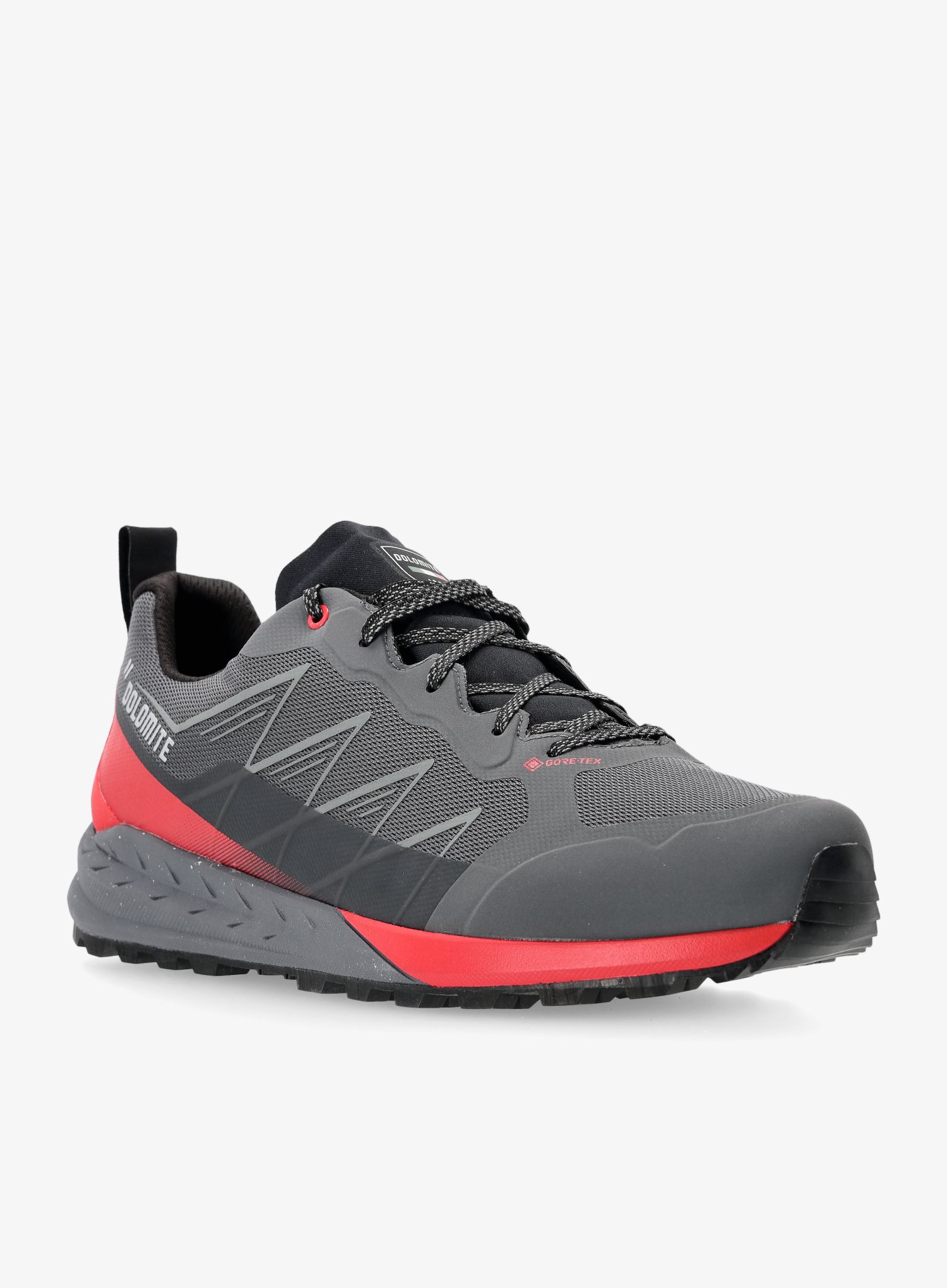 Nízké trekové boty Dolomite Croda Nera Tech GTX - anthracite grey/fiery red