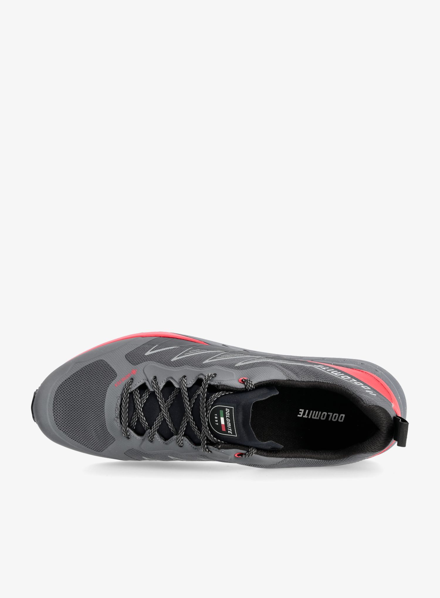 Nízké trekové boty Dolomite Croda Nera Tech GTX - anthracite grey/fiery red