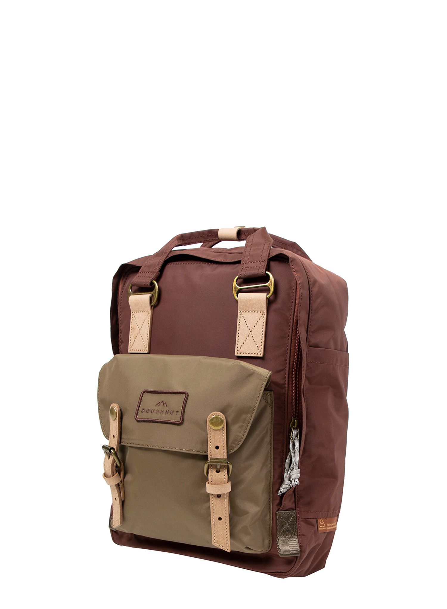 Městský batoh Doughnut Macaroon Jungle Series - maroon/khaki