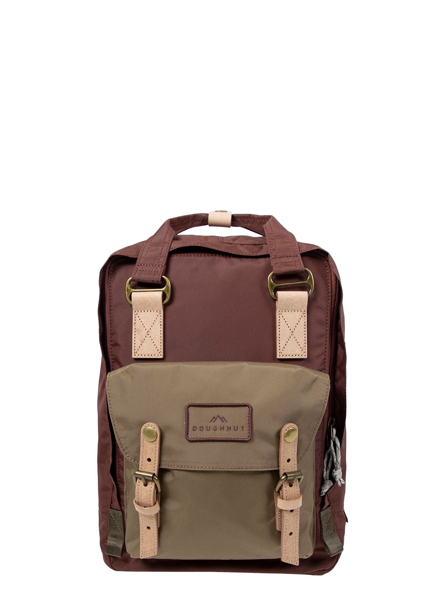Městský batoh Doughnut Macaroon Jungle Series - maroon/khaki