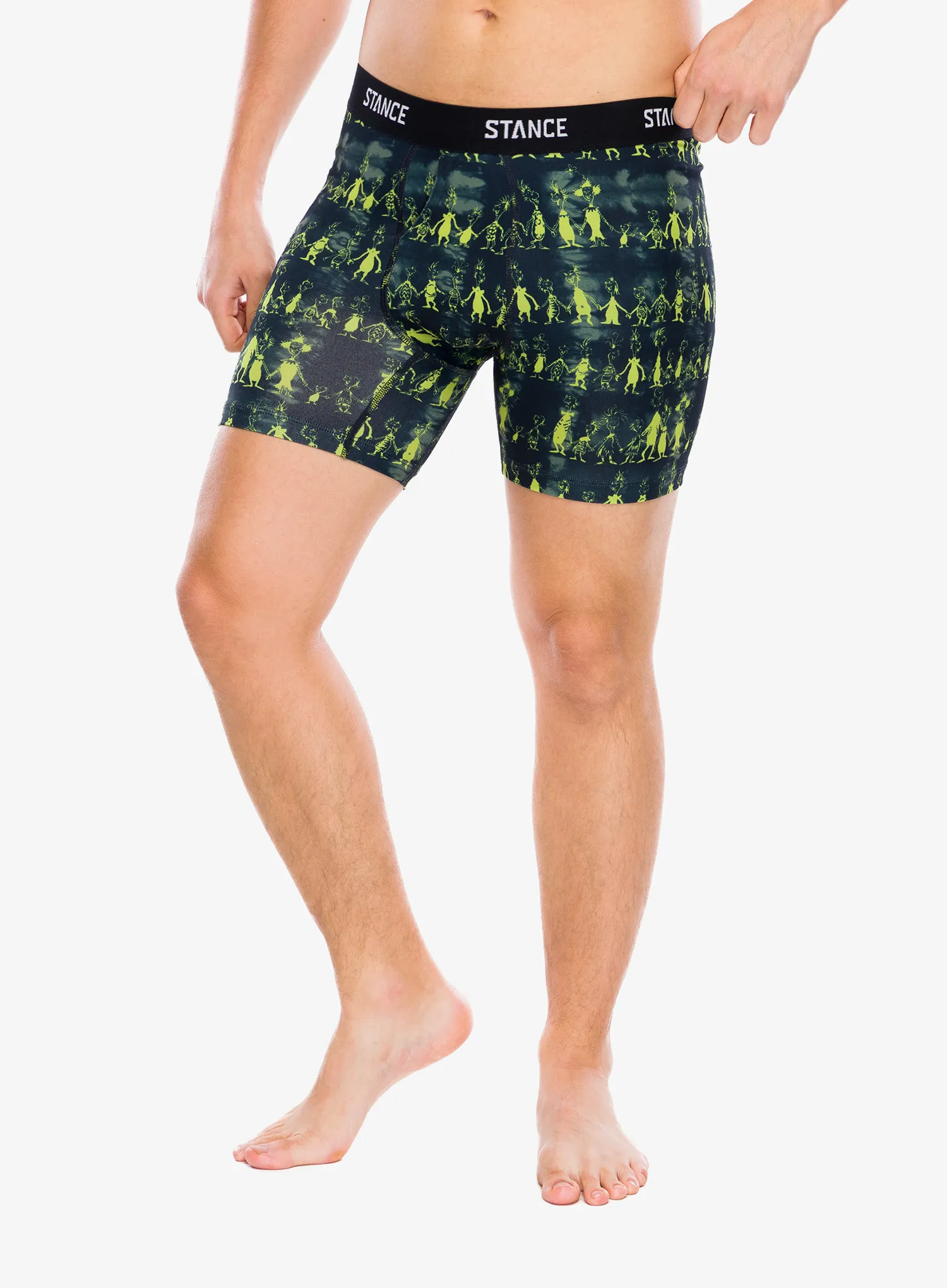 Funkční boxerky Down In Whoville Boxer Brief - black