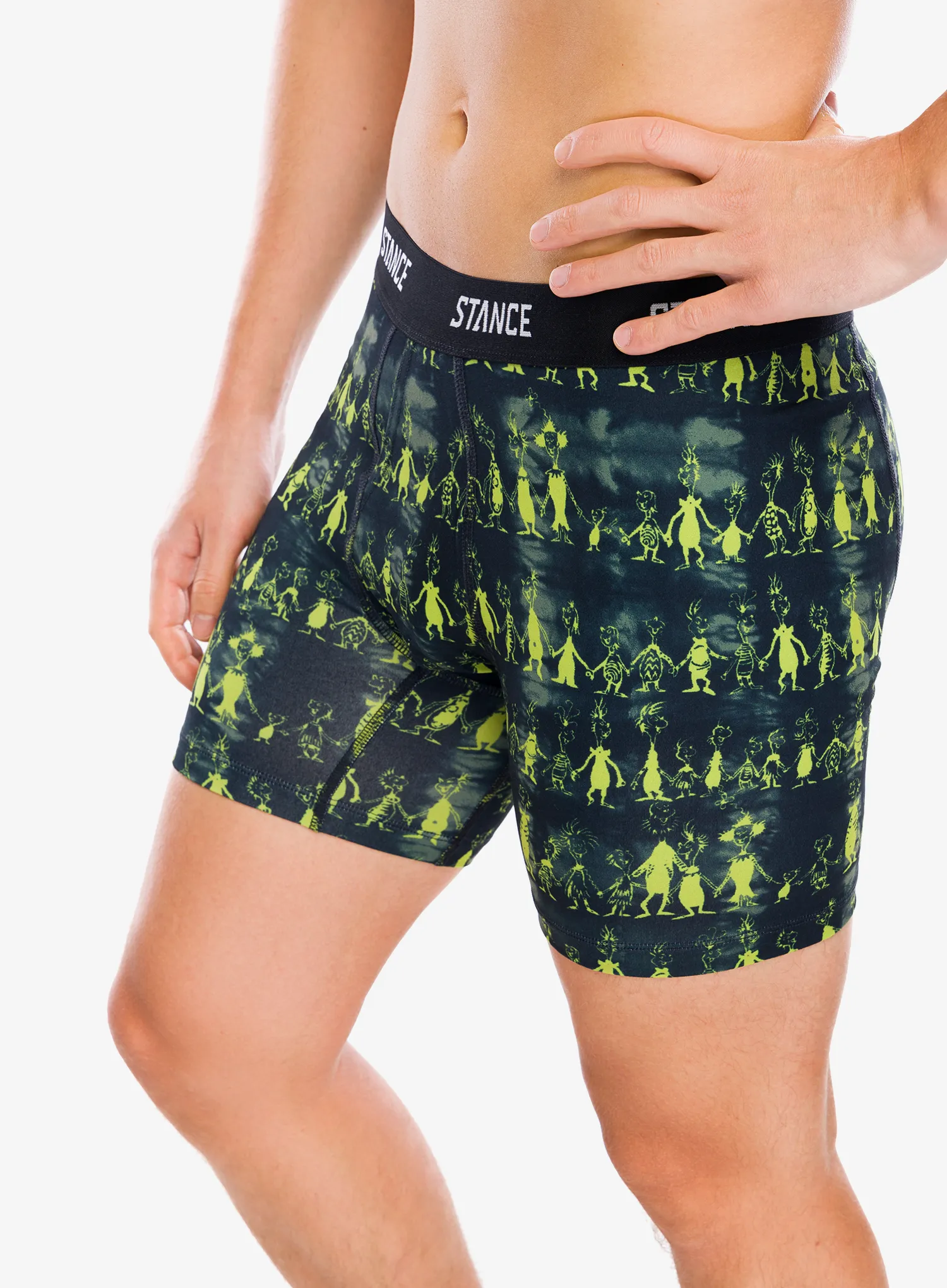 Funkční boxerky Down In Whoville Boxer Brief - black