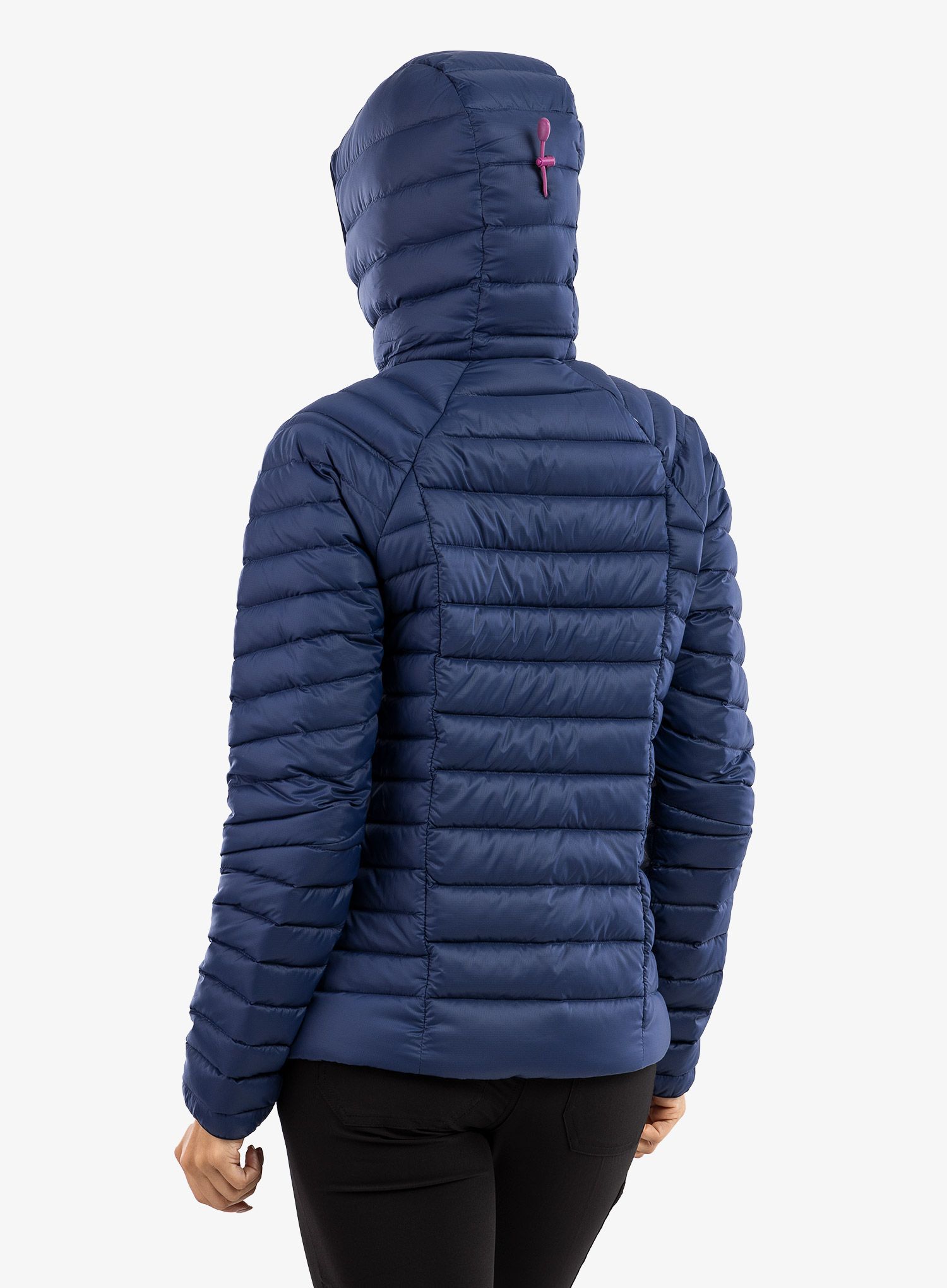 Dámská péřová bunda Patagonia Down Sweater Hoody - sound blue