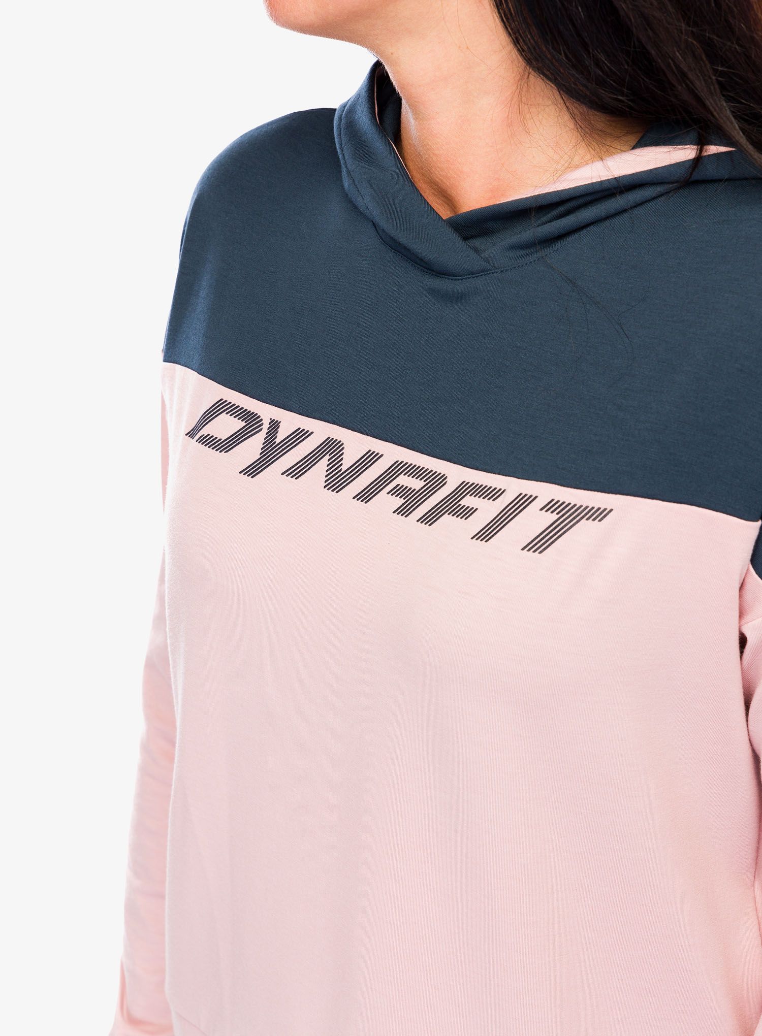 Dámská mikina s kapucí Dynafit 24/7 Drirelease Hoody - pale rose
