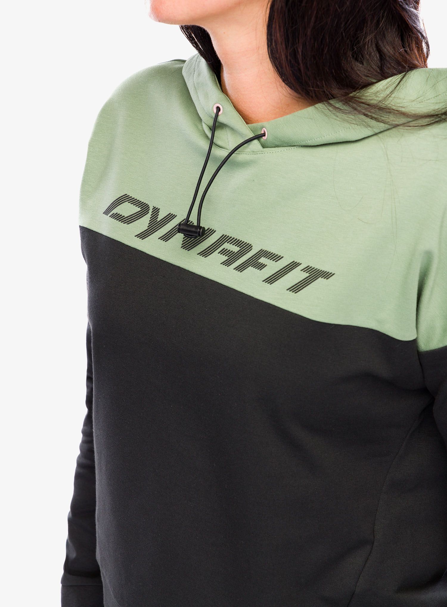Dámská mikina s kapucí Dynafit 24/7 Hoody - sage