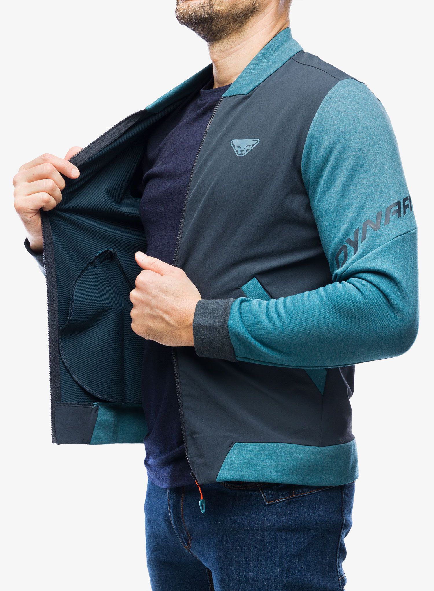 Pánská bunda Dynafit 24/7 PTC Varsity Jacket - mallard blue