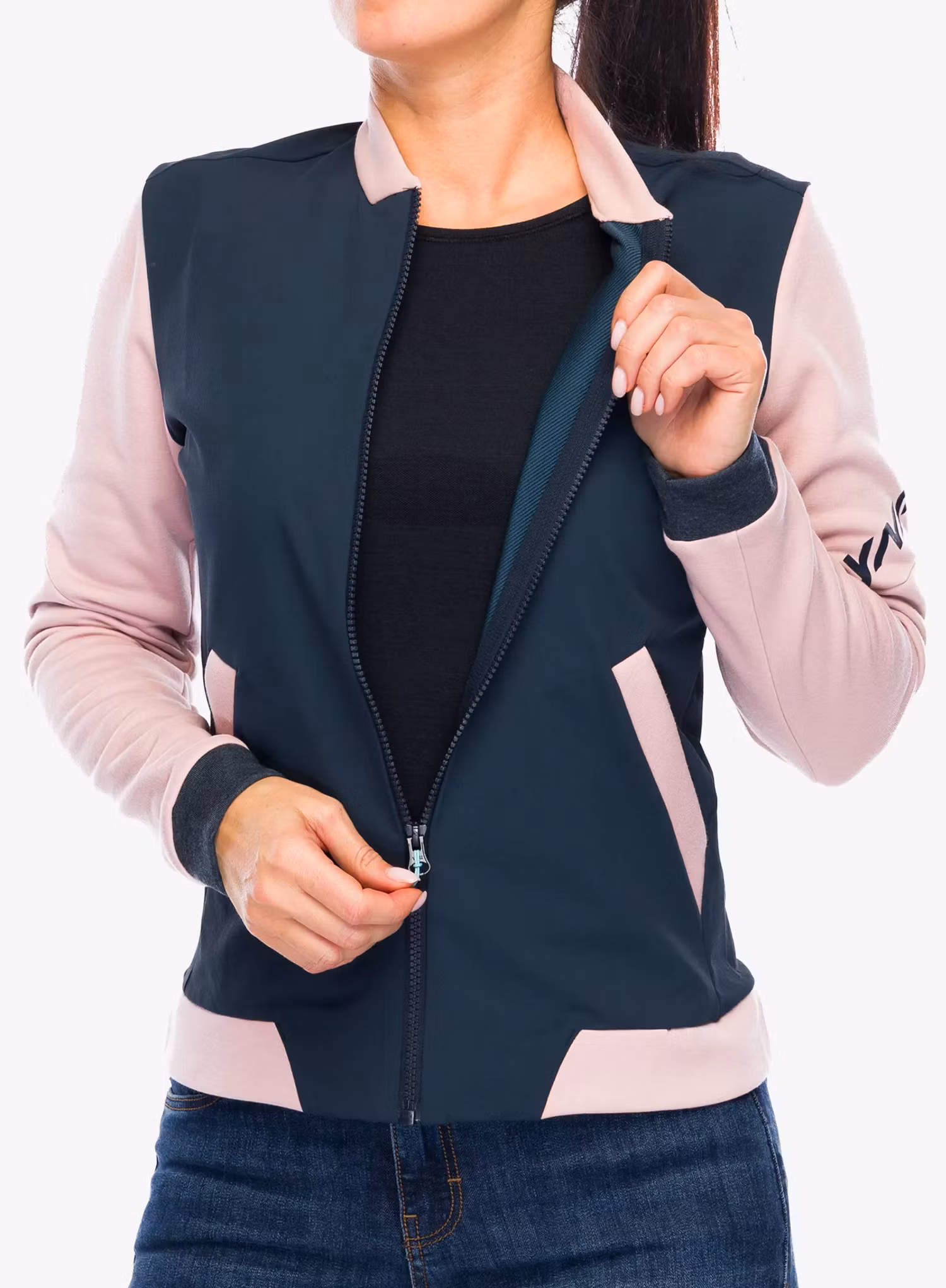 Dámská bunda Dynafit 24/7 PTC Varsity Jacket - pale rose