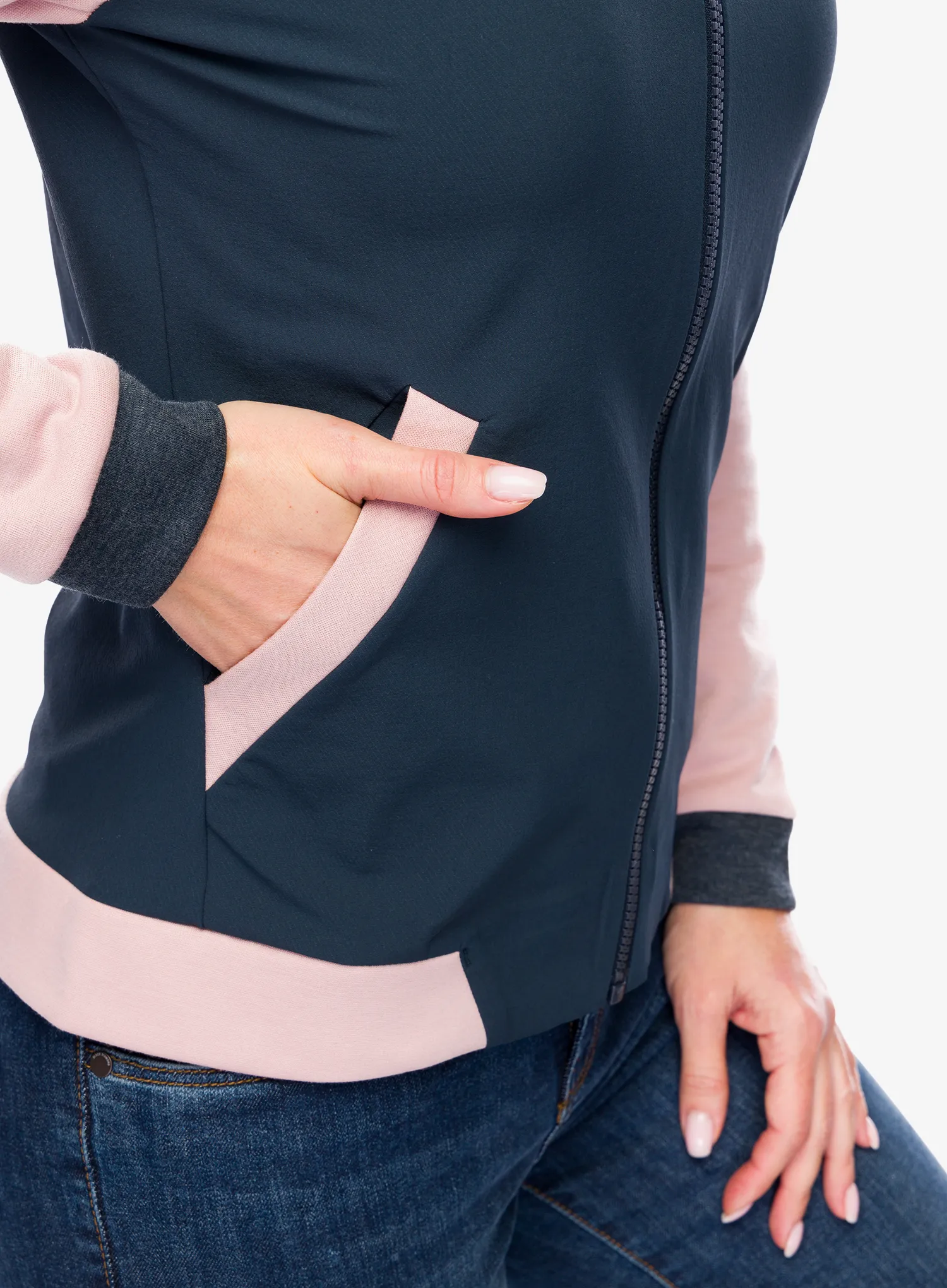 Dámská bunda Dynafit 24/7 PTC Varsity Jacket - pale rose
