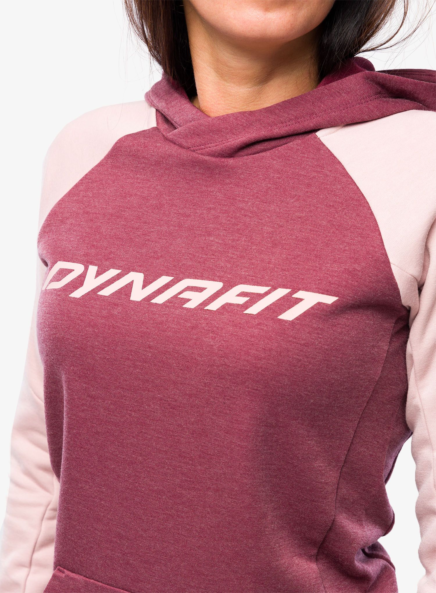 Dámská mikina s kapucí Dynafit 24/7 Polartec Hoody - burgundy