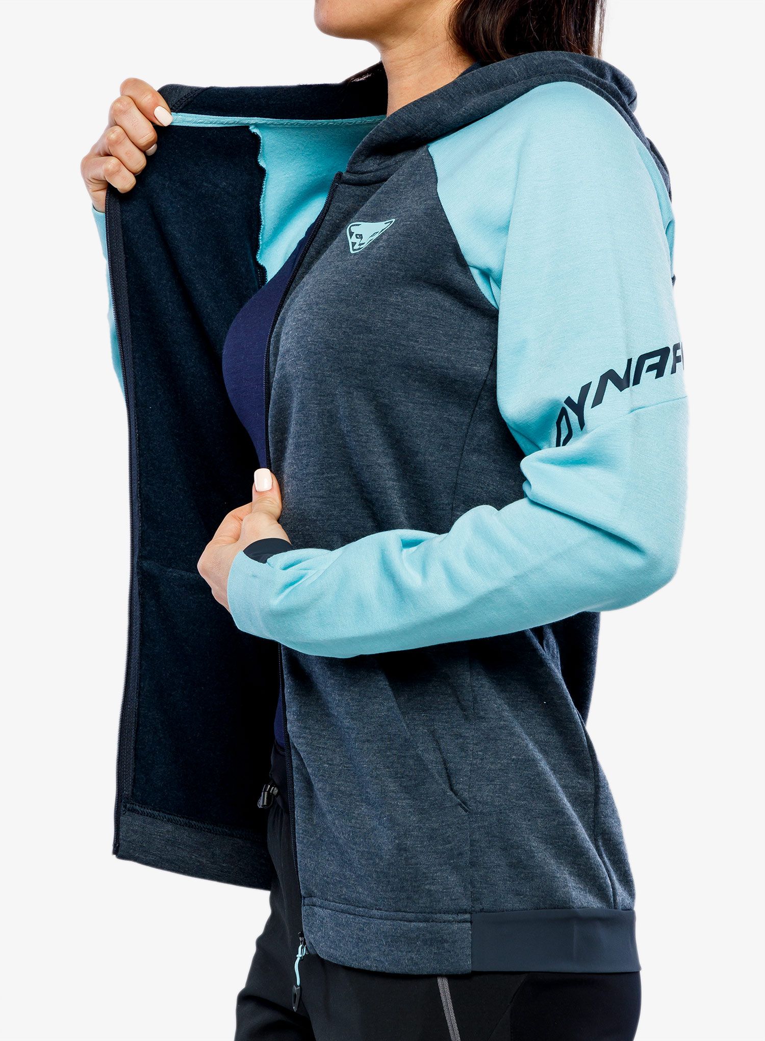 Dámská mikina Dynafit 24/7 Polartec Zip Hoody - marine blue