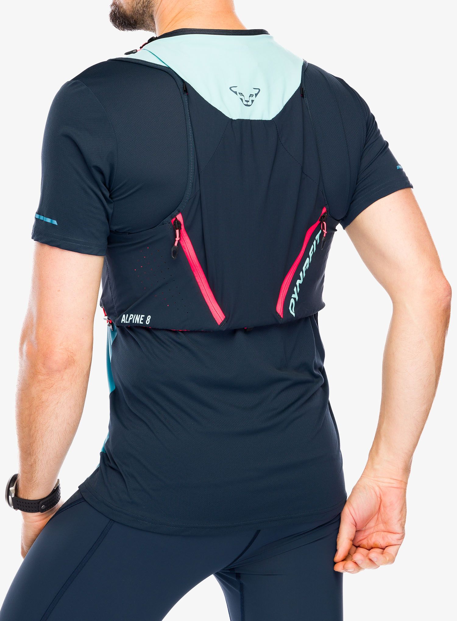 Běžecká vesta Dynafit Alpine 8 Vest - marine blue/blueberry