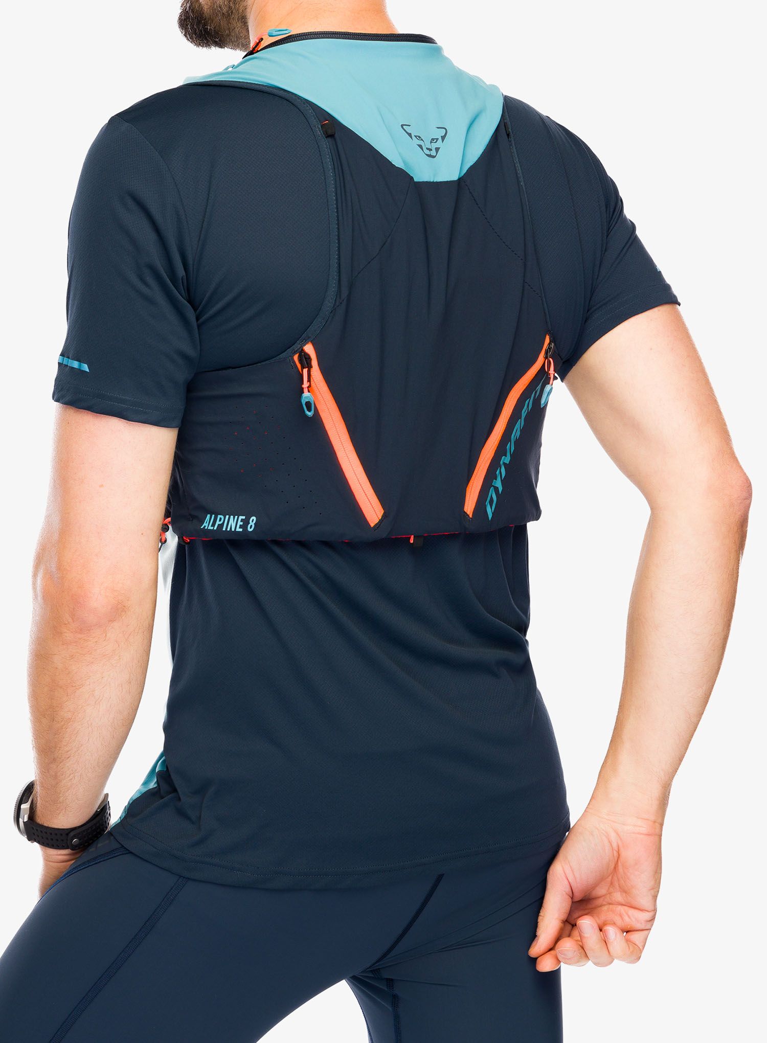 Vesta na běhání Dynafit Alpine 8 Vest - storm blue/blueberry