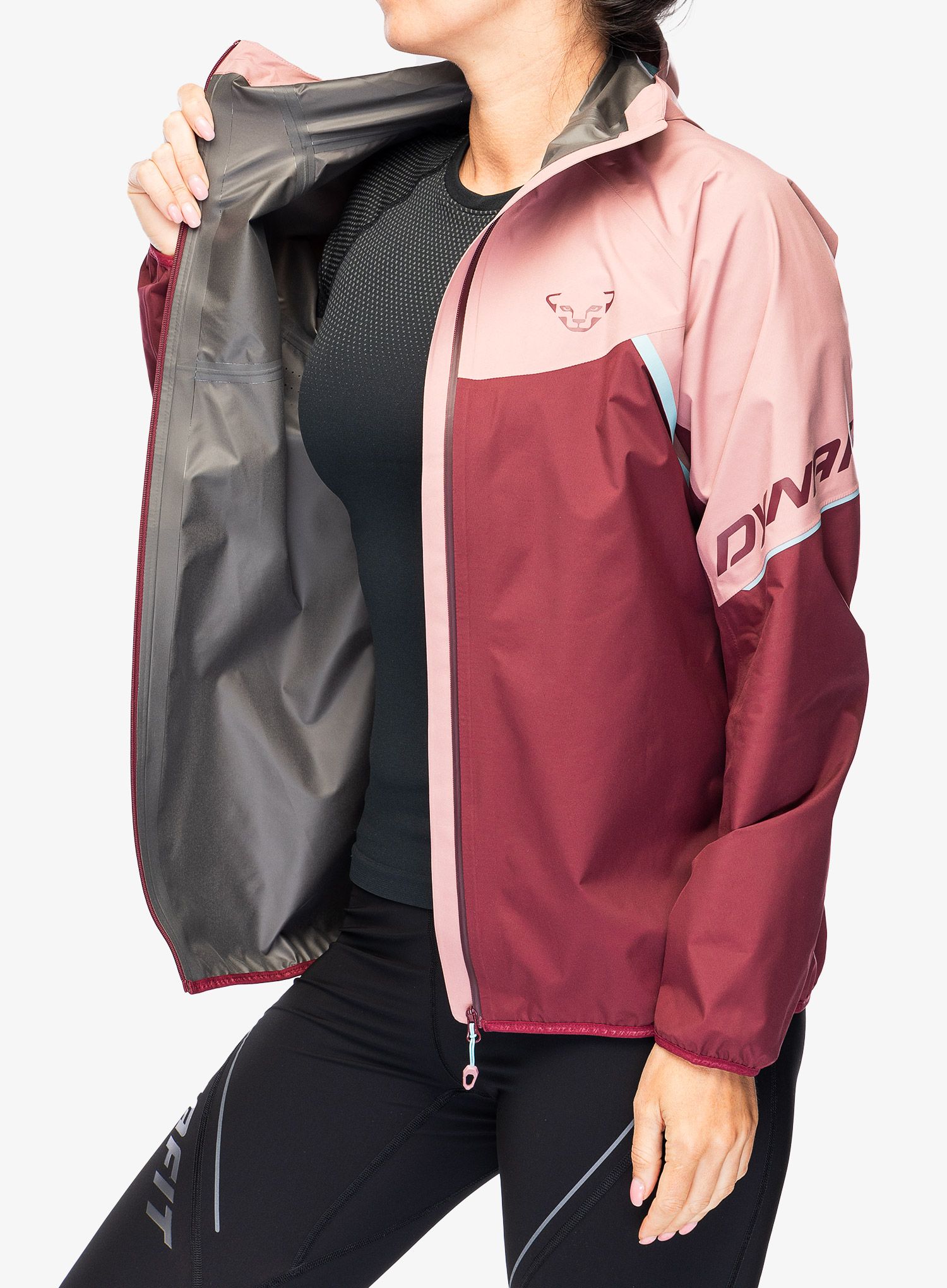 Bunda na běhání dámská Dynafit Alpine GTX Jacket - mokarosa