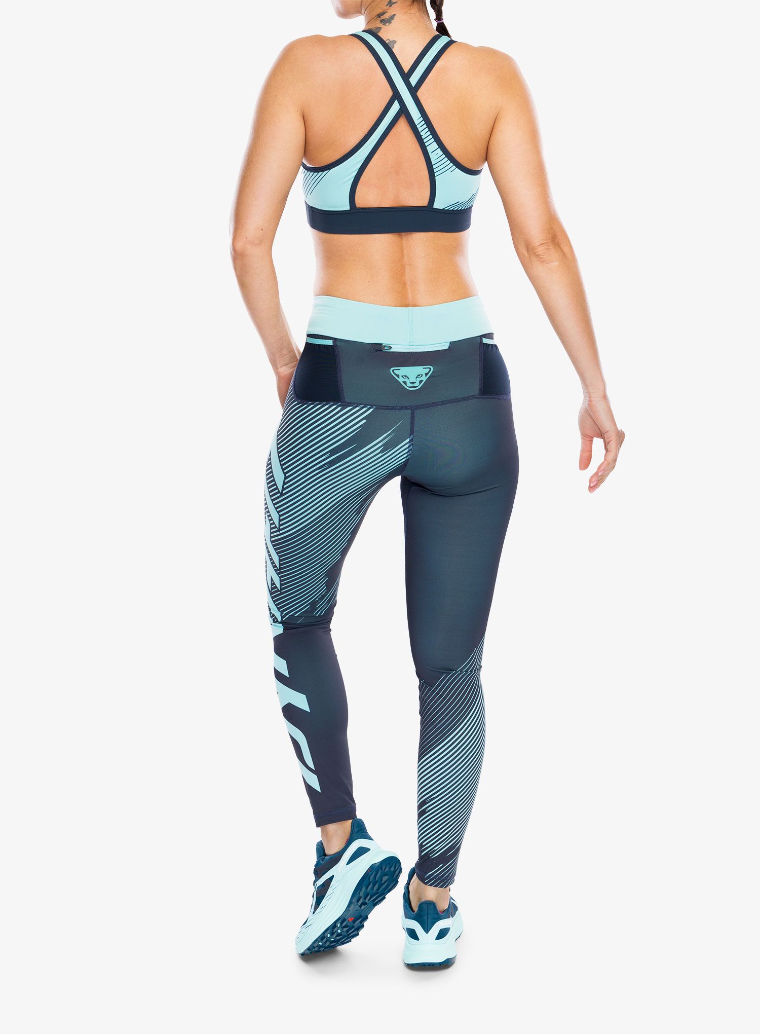 Sportovní podprsenka Dynafit Alpine Graphic Bra  - marine blue