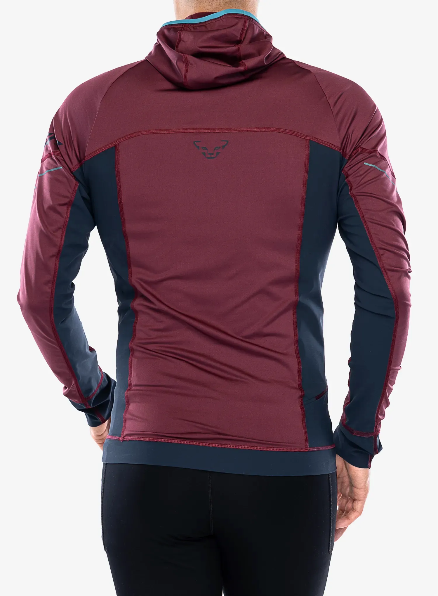 Mikina na běhání Dynafit Alpine L/S Tee - burgundy